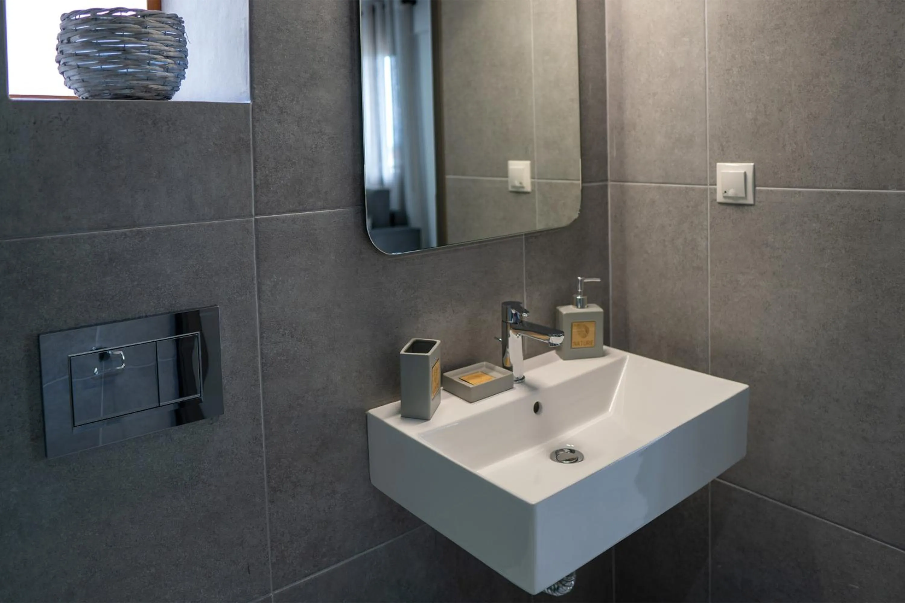 Bathroom in Sea View Apartment Grek Nea 3
