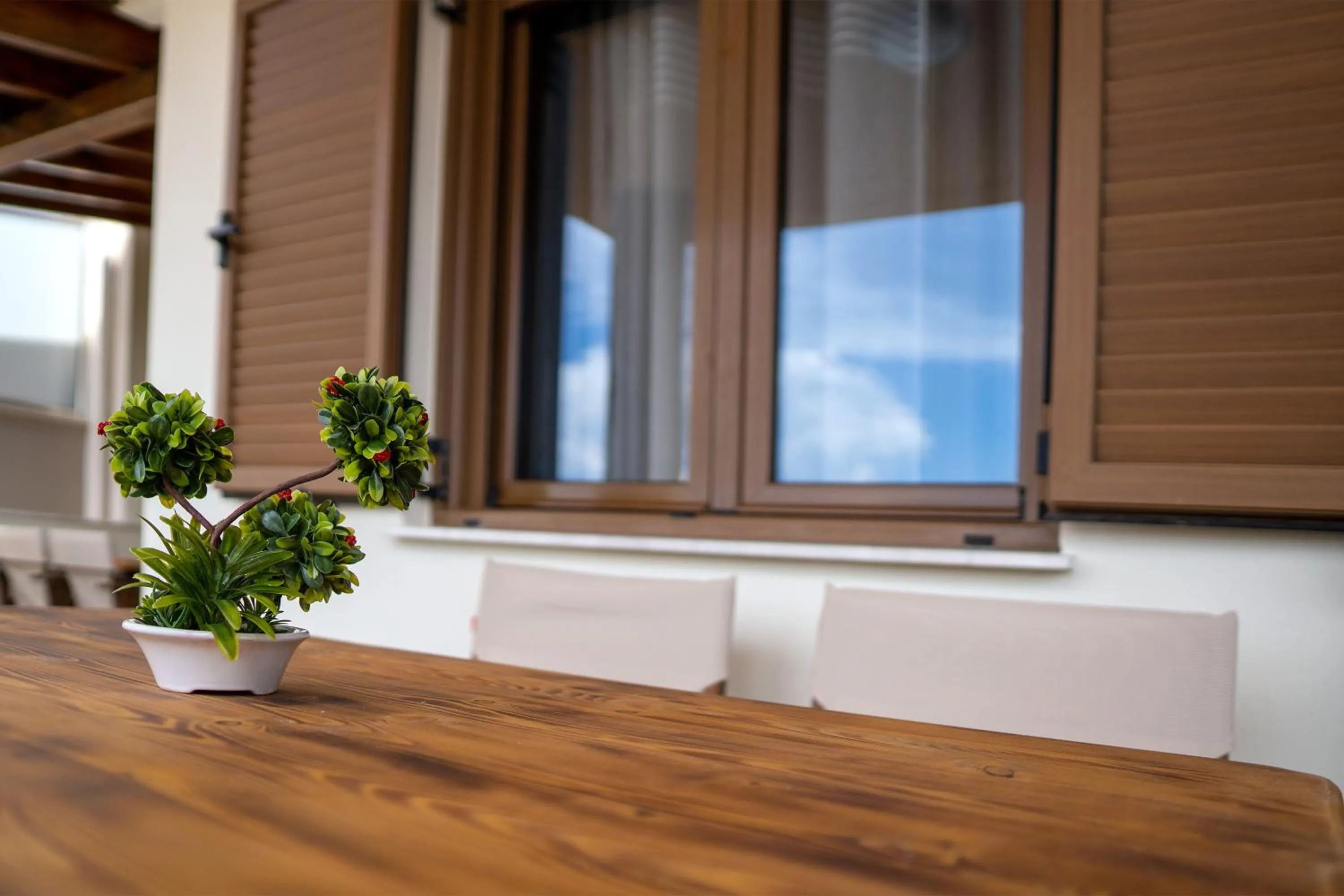 Balcony/Terrace in Sea View Apartment Grek Nea 3