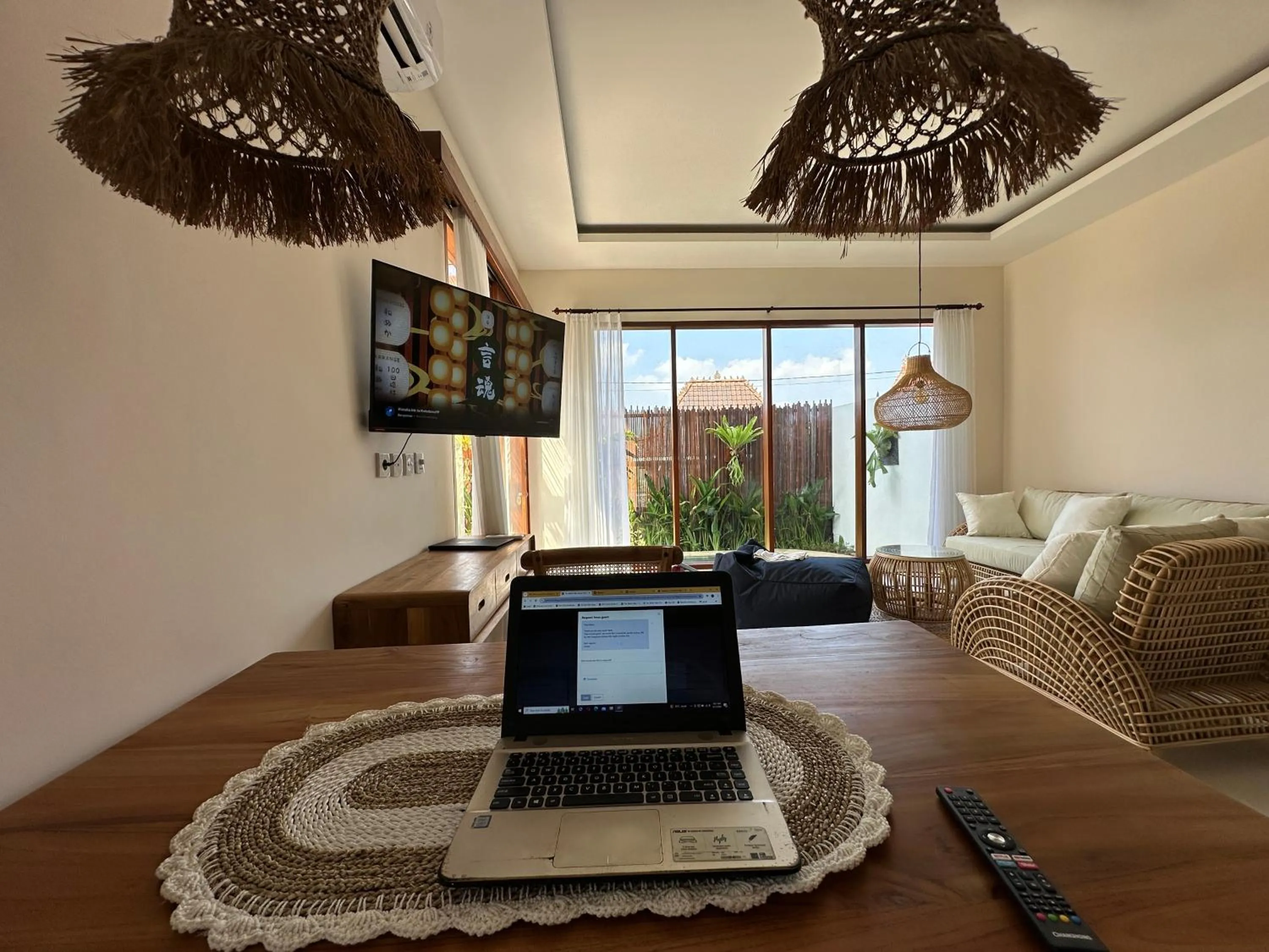 Living room, Bed in The Kailas Ubud