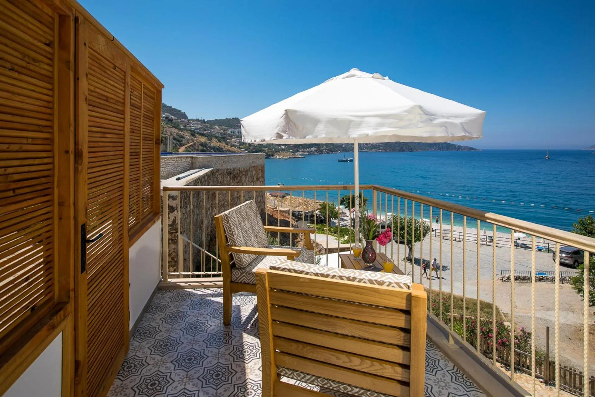 Balcony/Terrace in Pier House Hotel