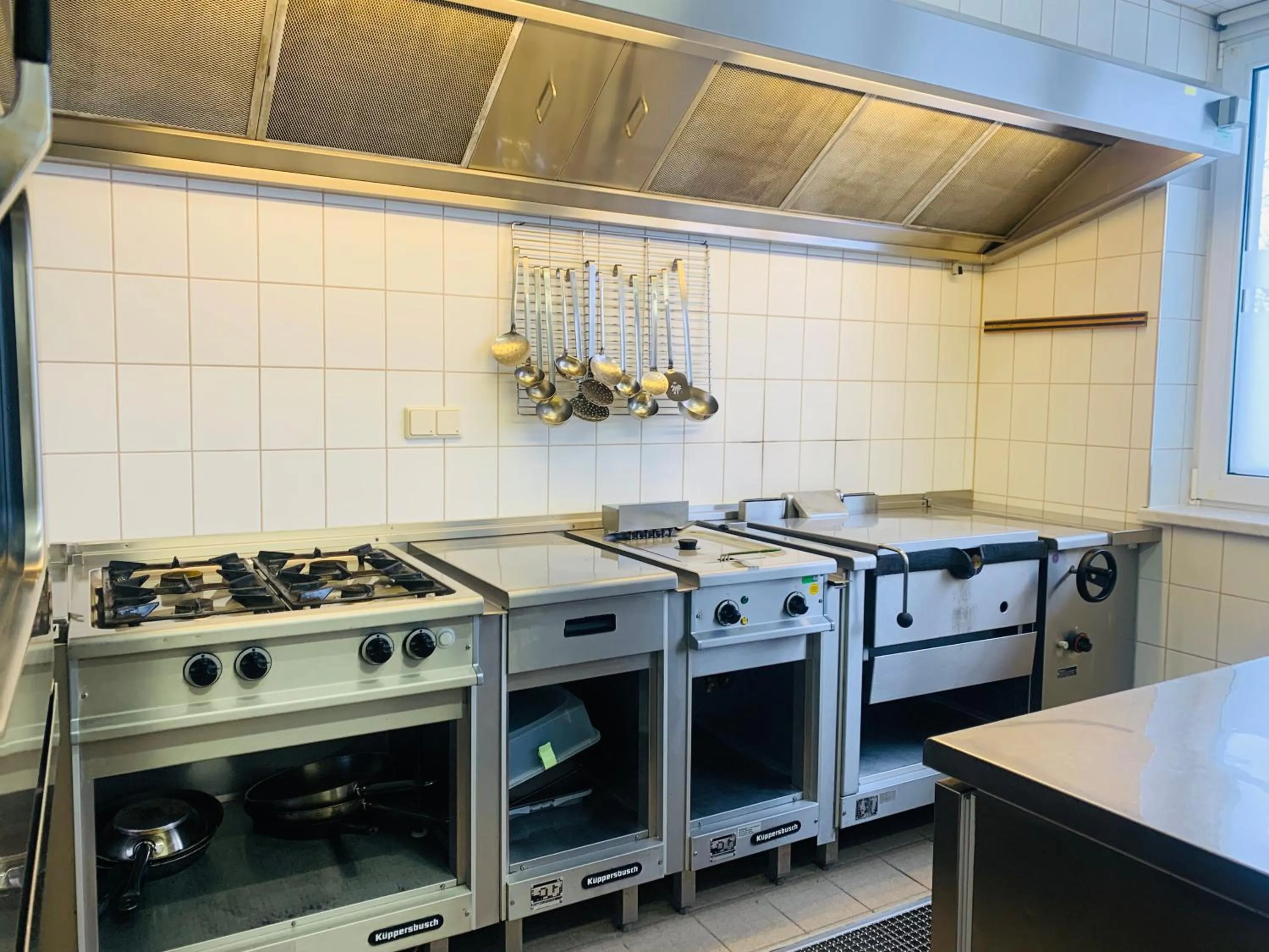 Communal kitchen in Haus Rosenbaum am Rennsteig Gruppenhaus - Pension - Begegnungsstätte bis 50 Personen