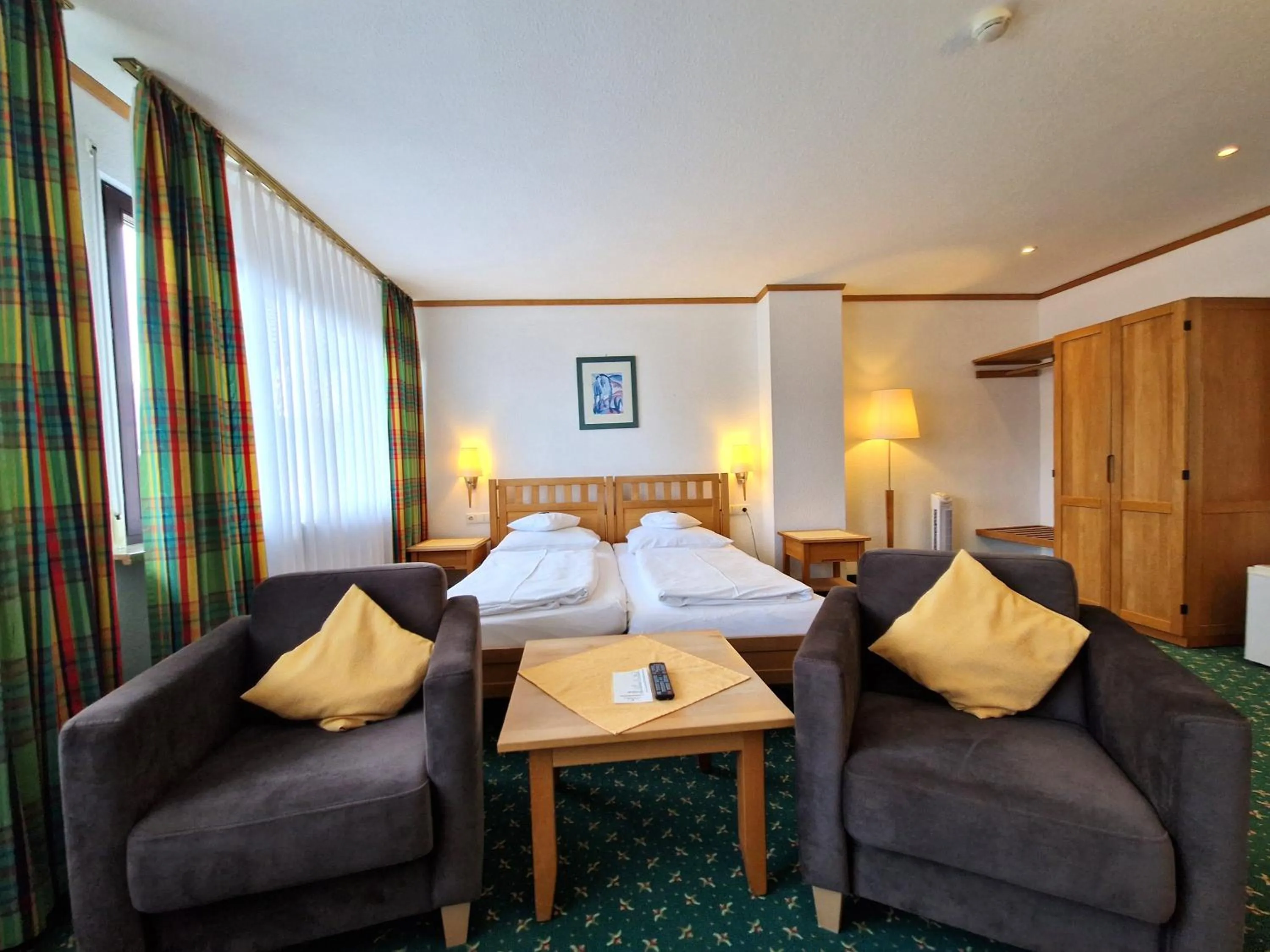 Bed in Badhotel Restaurant Stauferland