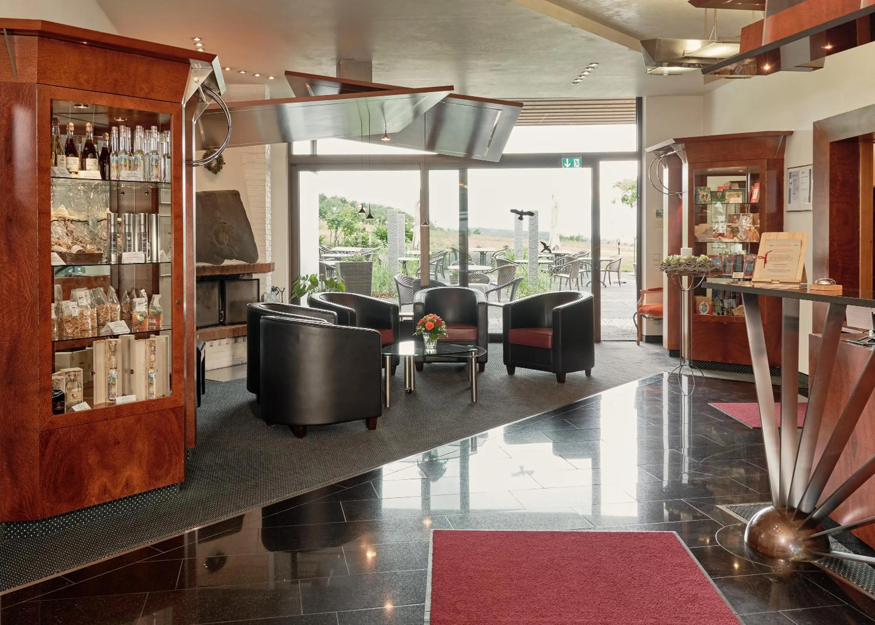 Lobby or reception in Badhotel Restaurant Stauferland
