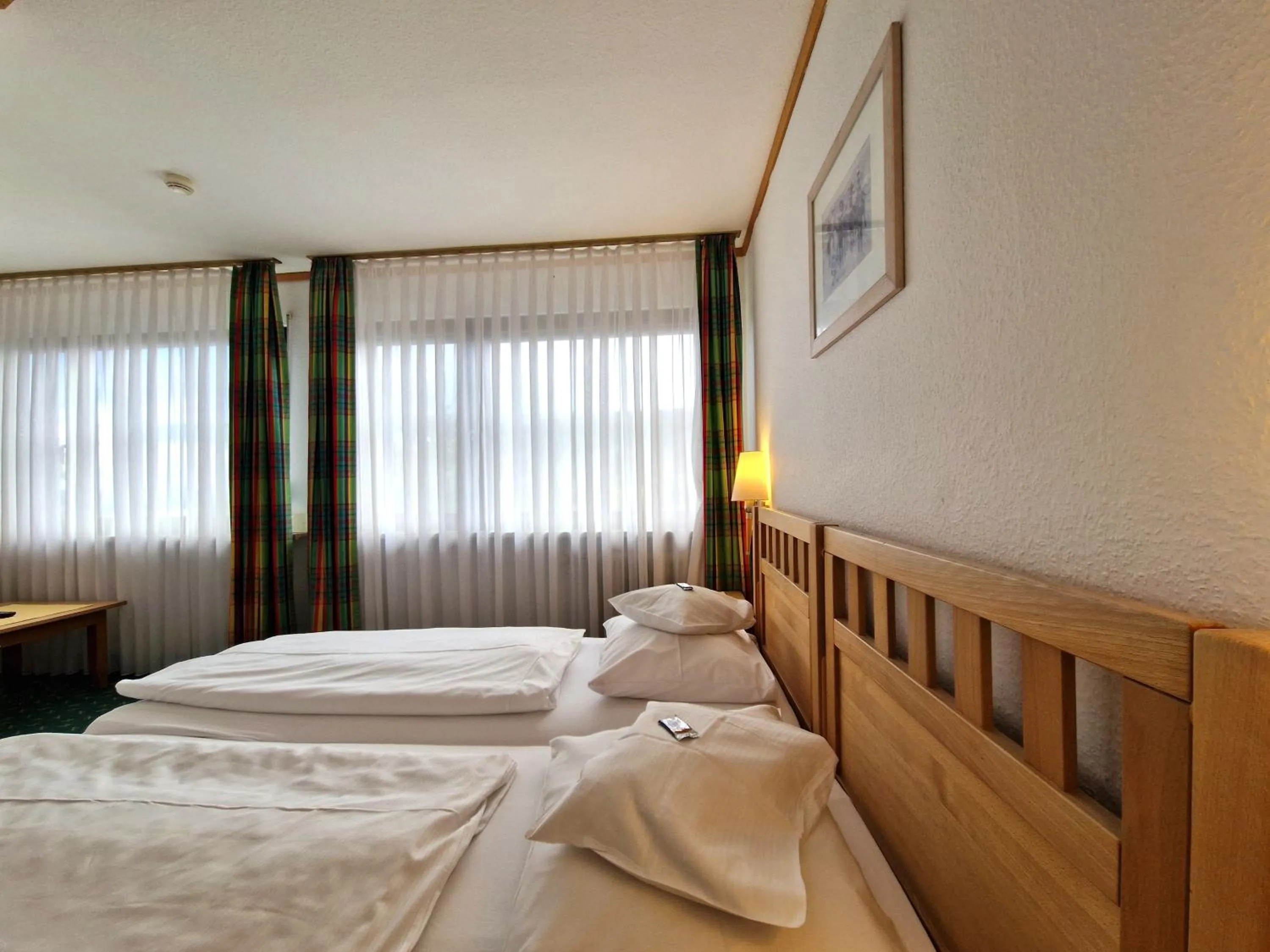 Bed in Badhotel Restaurant Stauferland