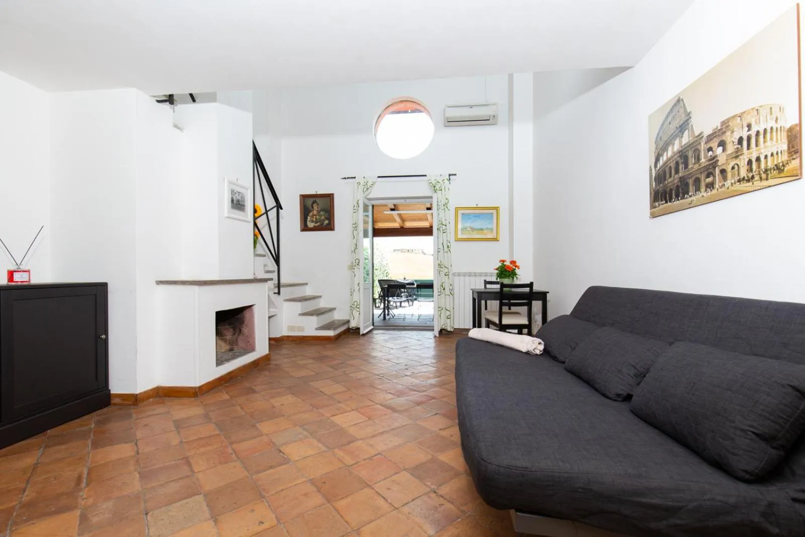 Living room in Tenuta Capizucchi