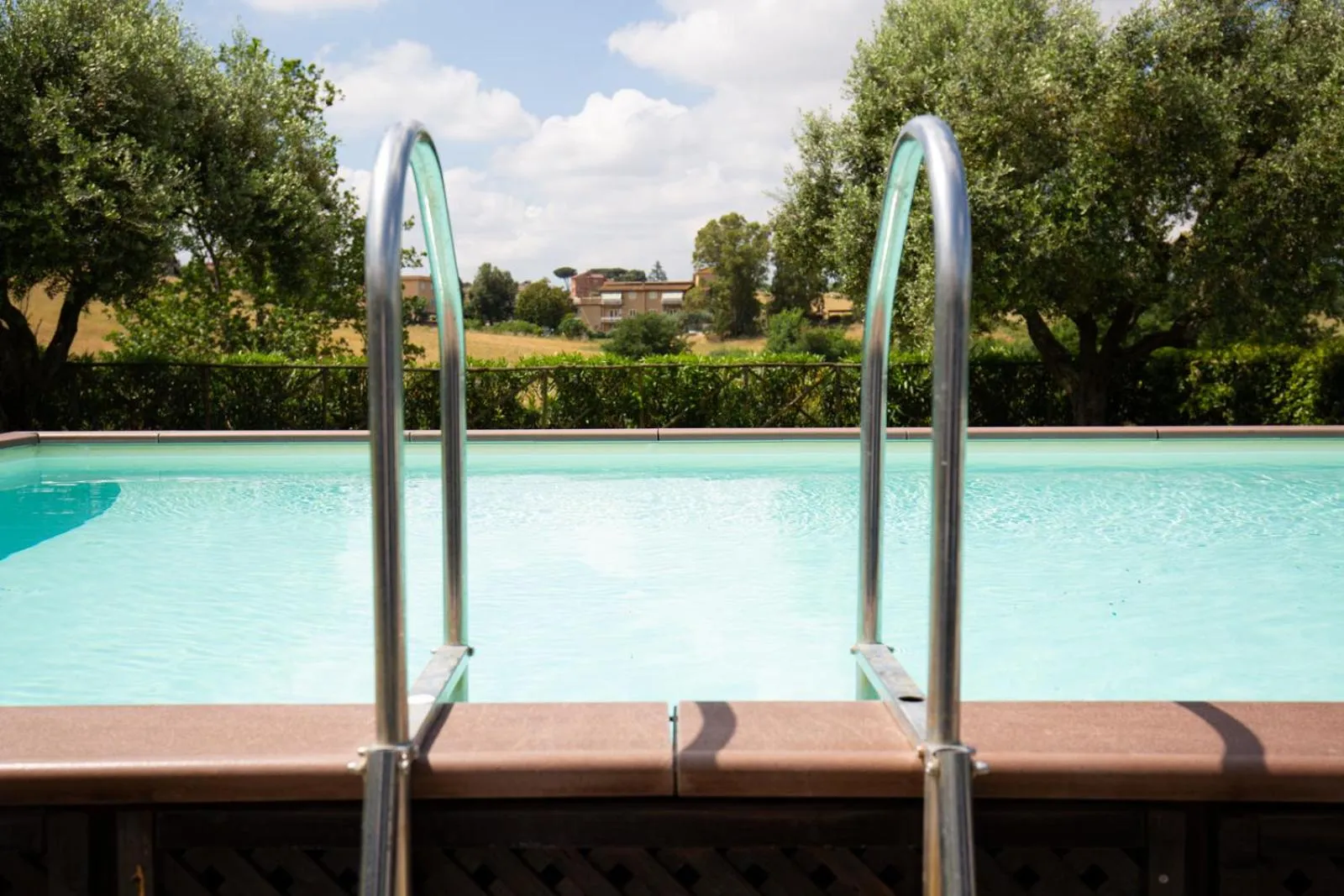 Pool view in Tenuta Capizucchi