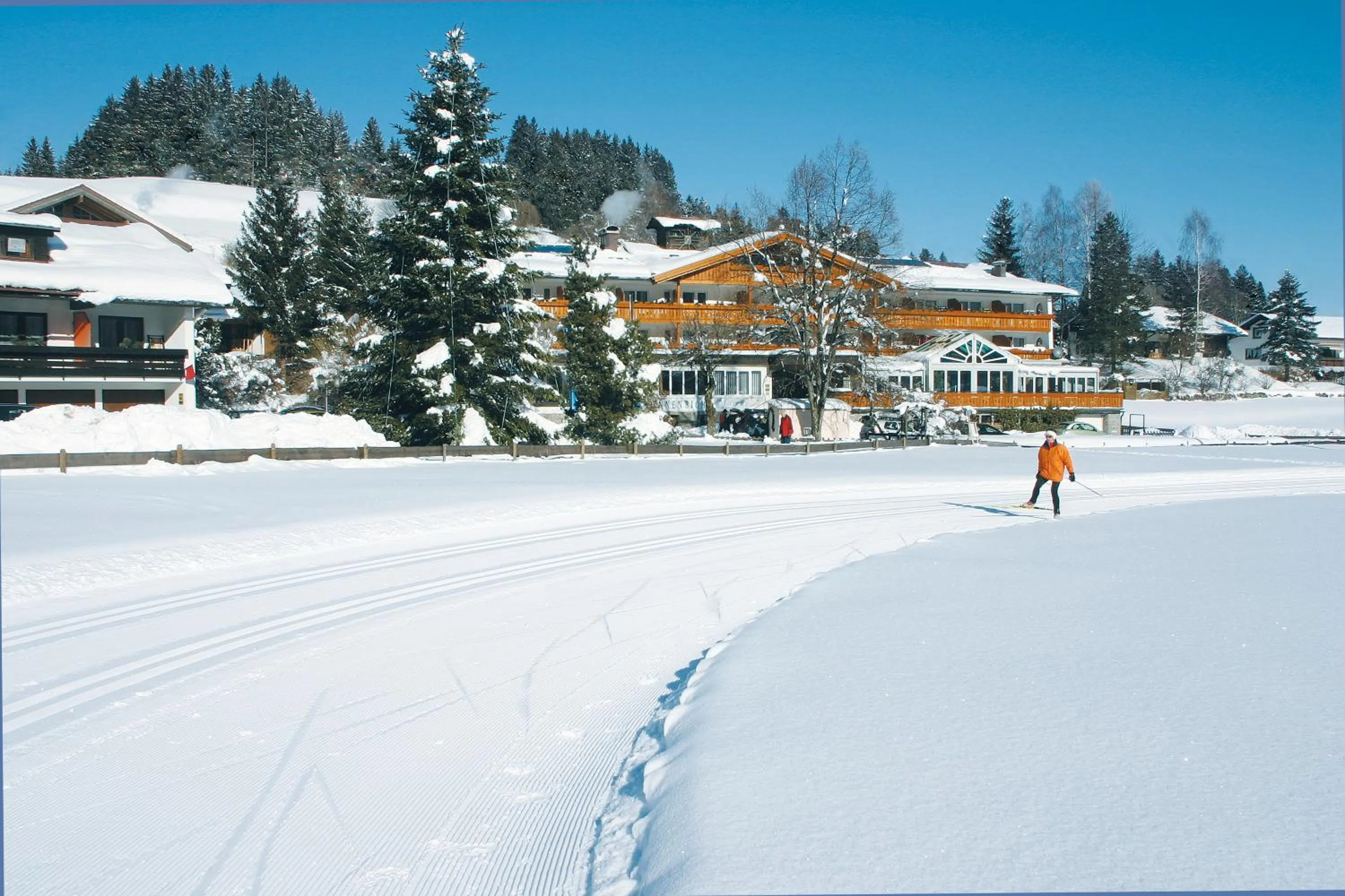 Skiing in Sonnenbichl Hotel am Rotfischbach