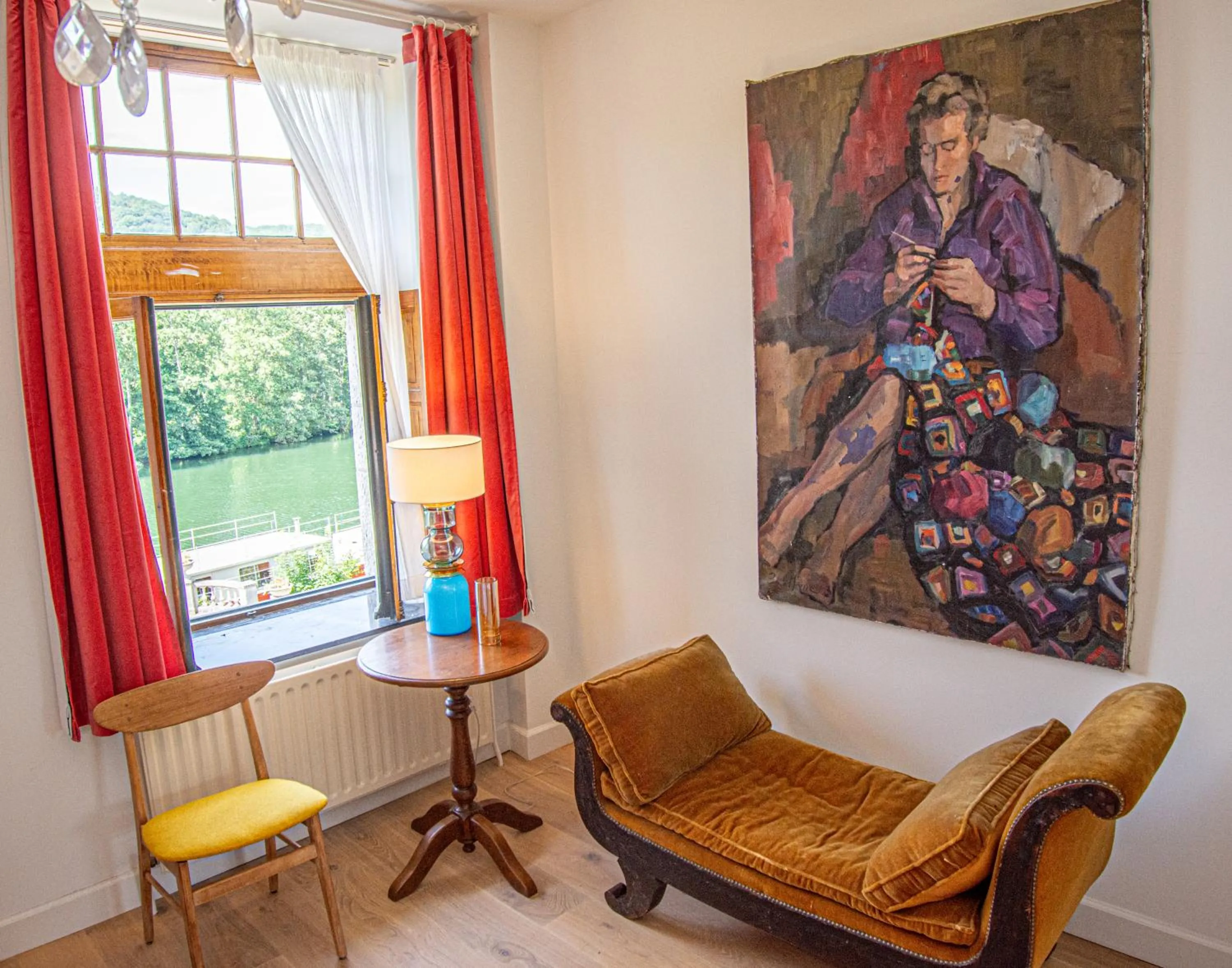 Seating area in Les Sorbiers