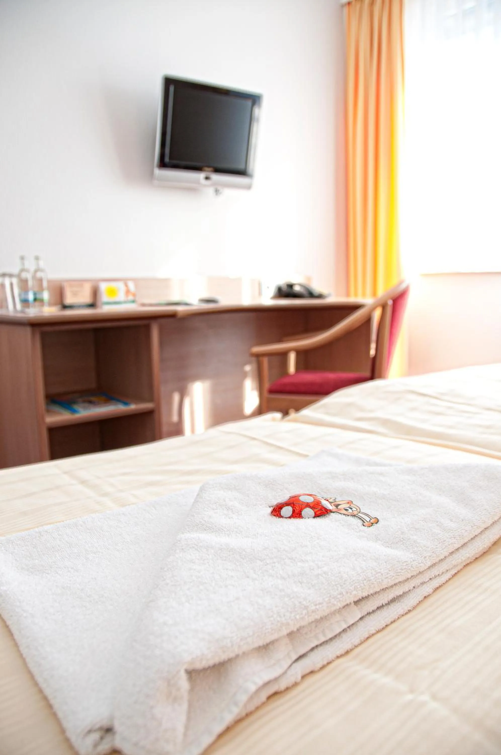 Decorative detail, Bed in WAGNERS Sporthotel Oberhof
