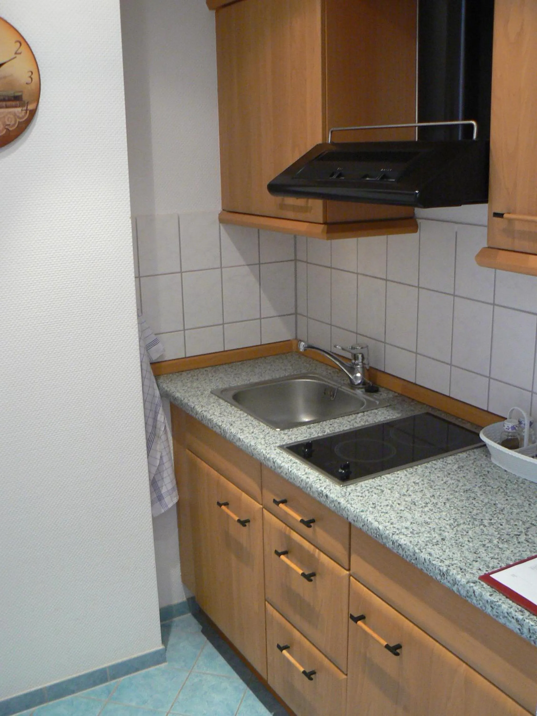 Kitchen or kitchenette in WAGNERS Sporthotel Oberhof