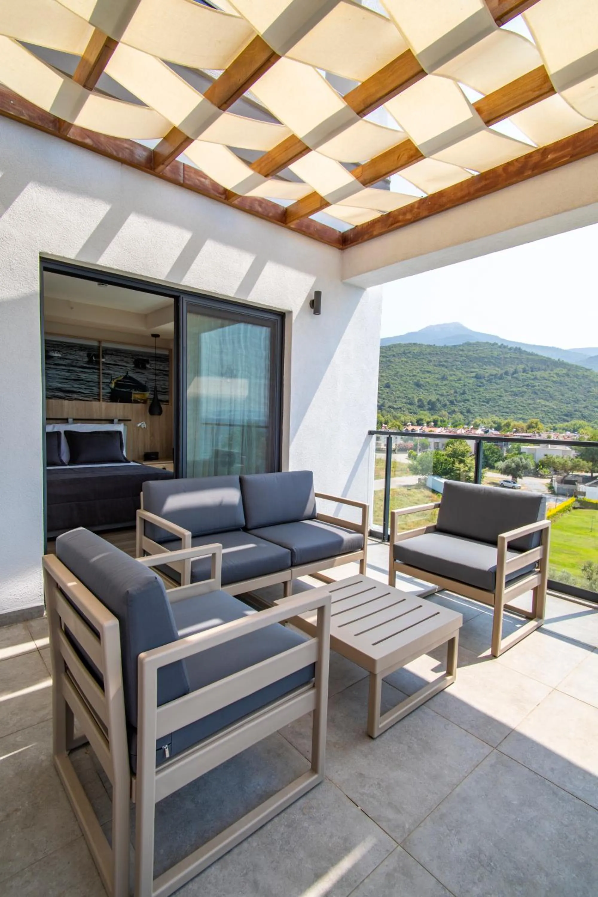 Patio in MAIA Luxury Beach Hotel & Spa