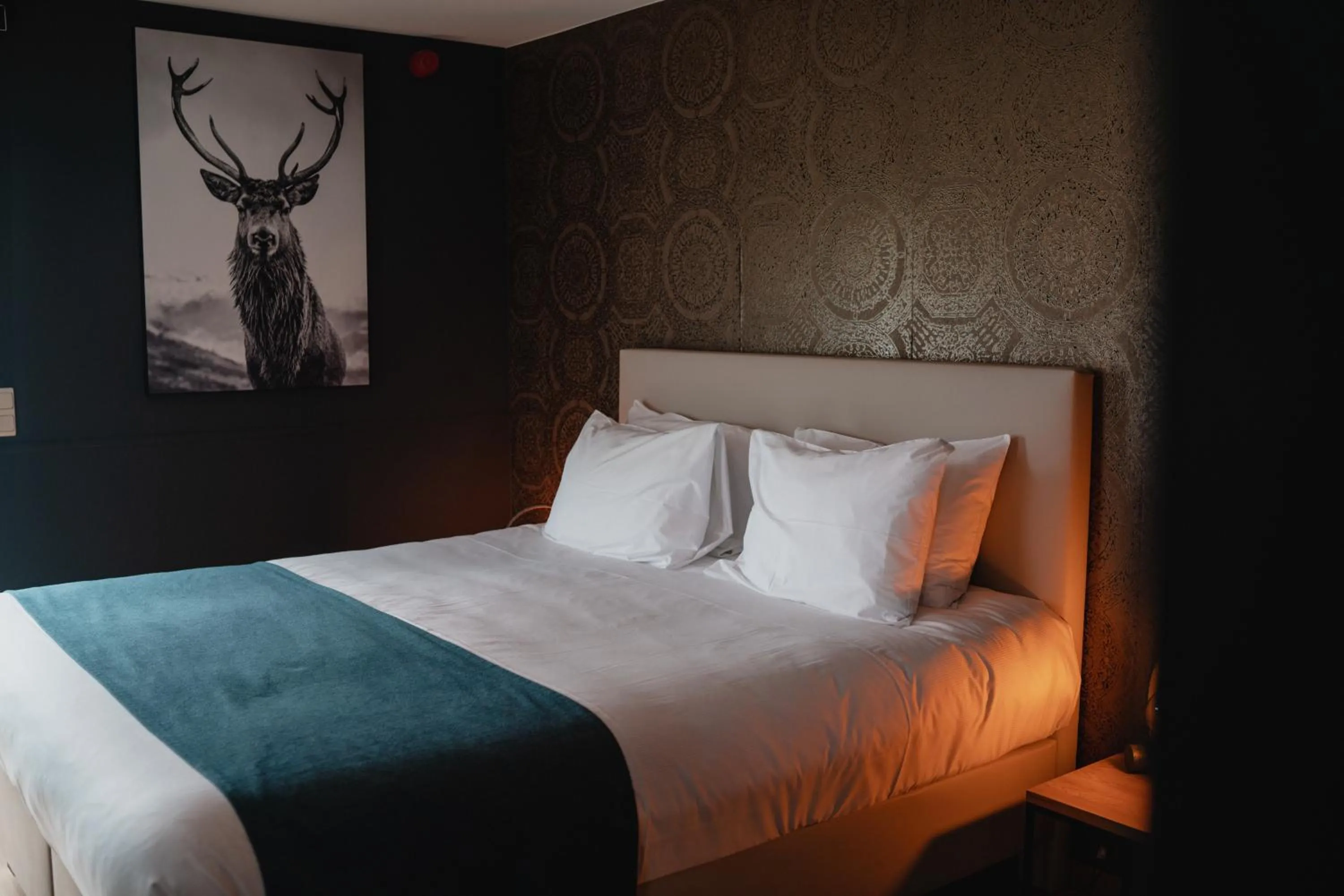 Bedroom, Bed in Hotel & Restaurant Maison Pal'Ange