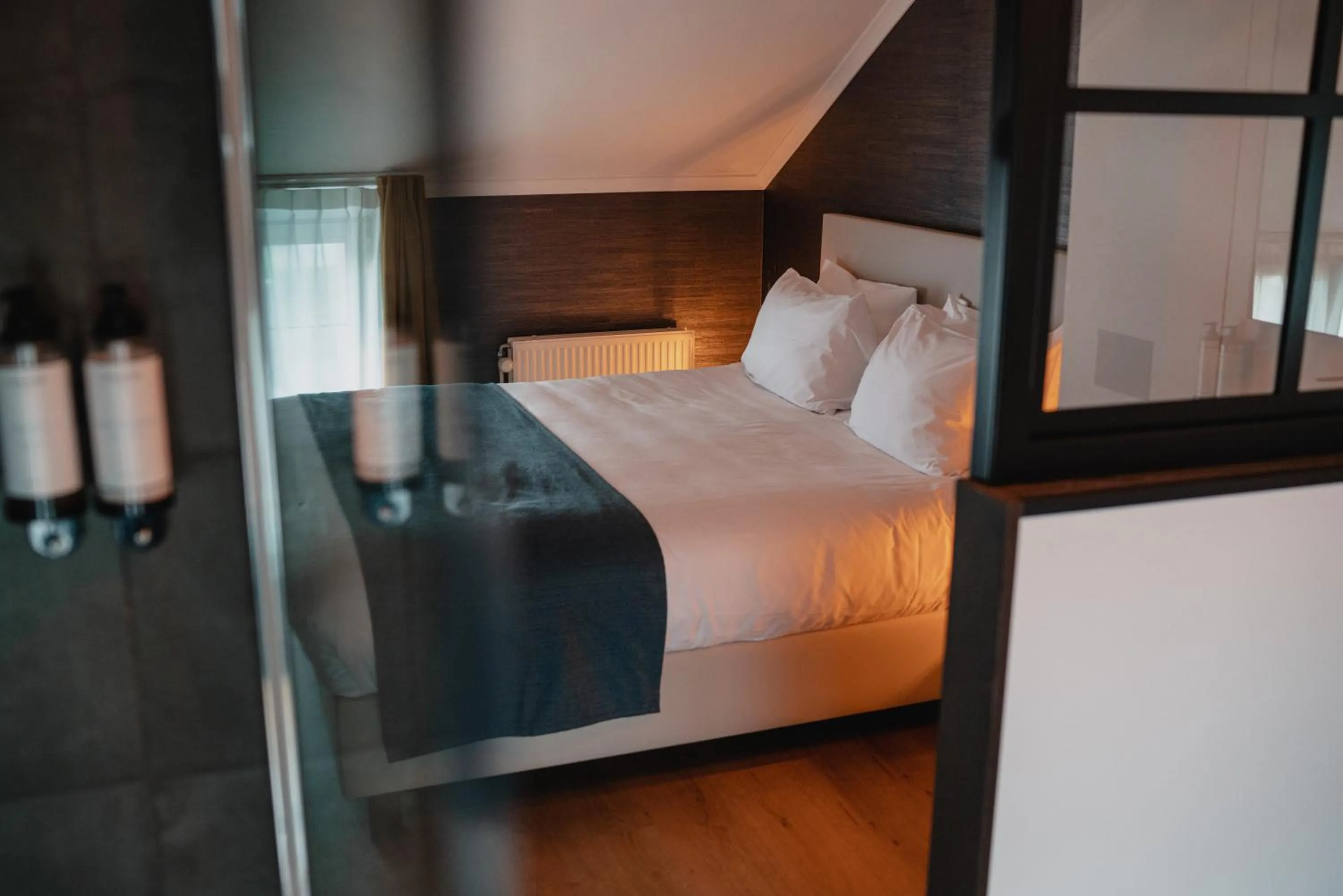 Bedroom, Bed in Hotel & Restaurant Maison Pal'Ange