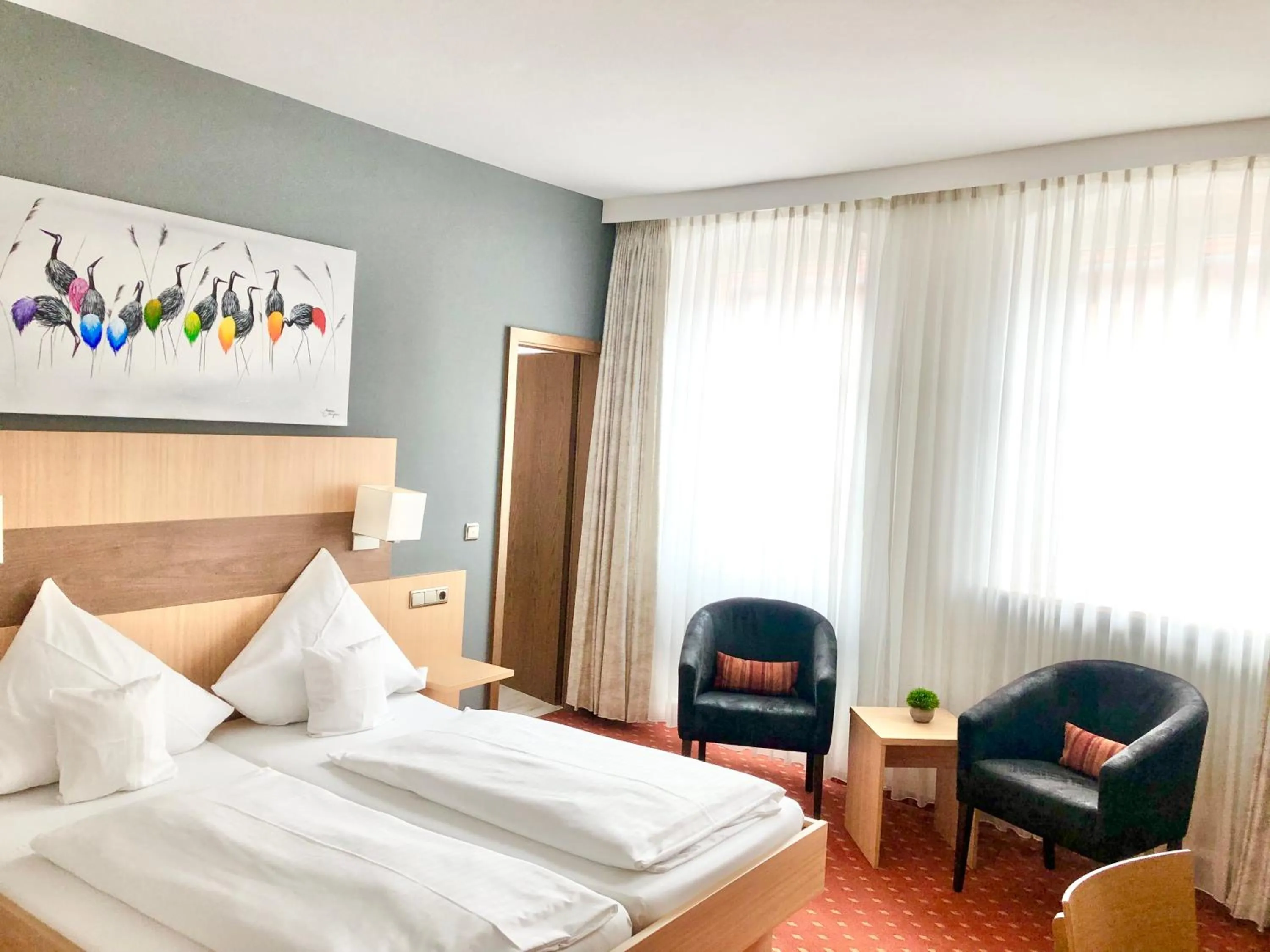 Photo of the whole room, Bed in Hotel Garni "Brauerei Keller"