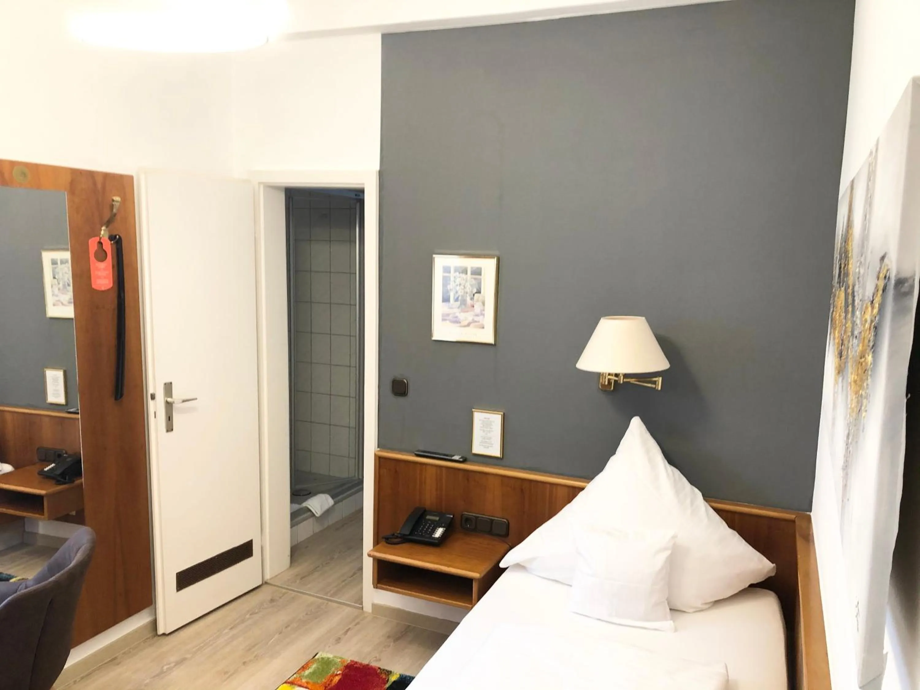 Bed in Hotel Garni "Brauerei Keller"