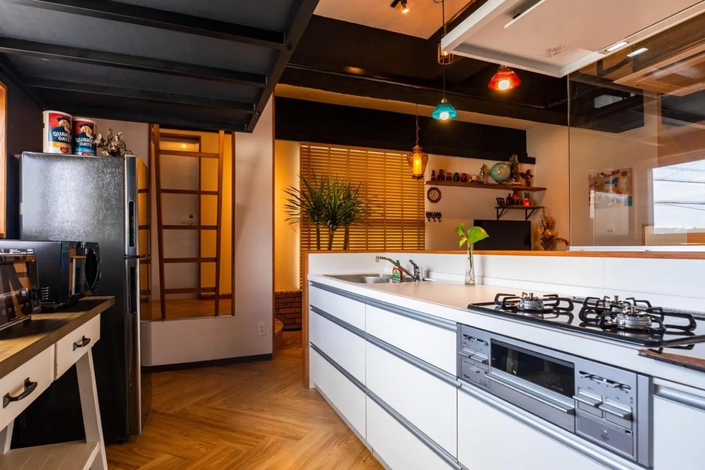 Kitchen or kitchenette in Good Day Hotel