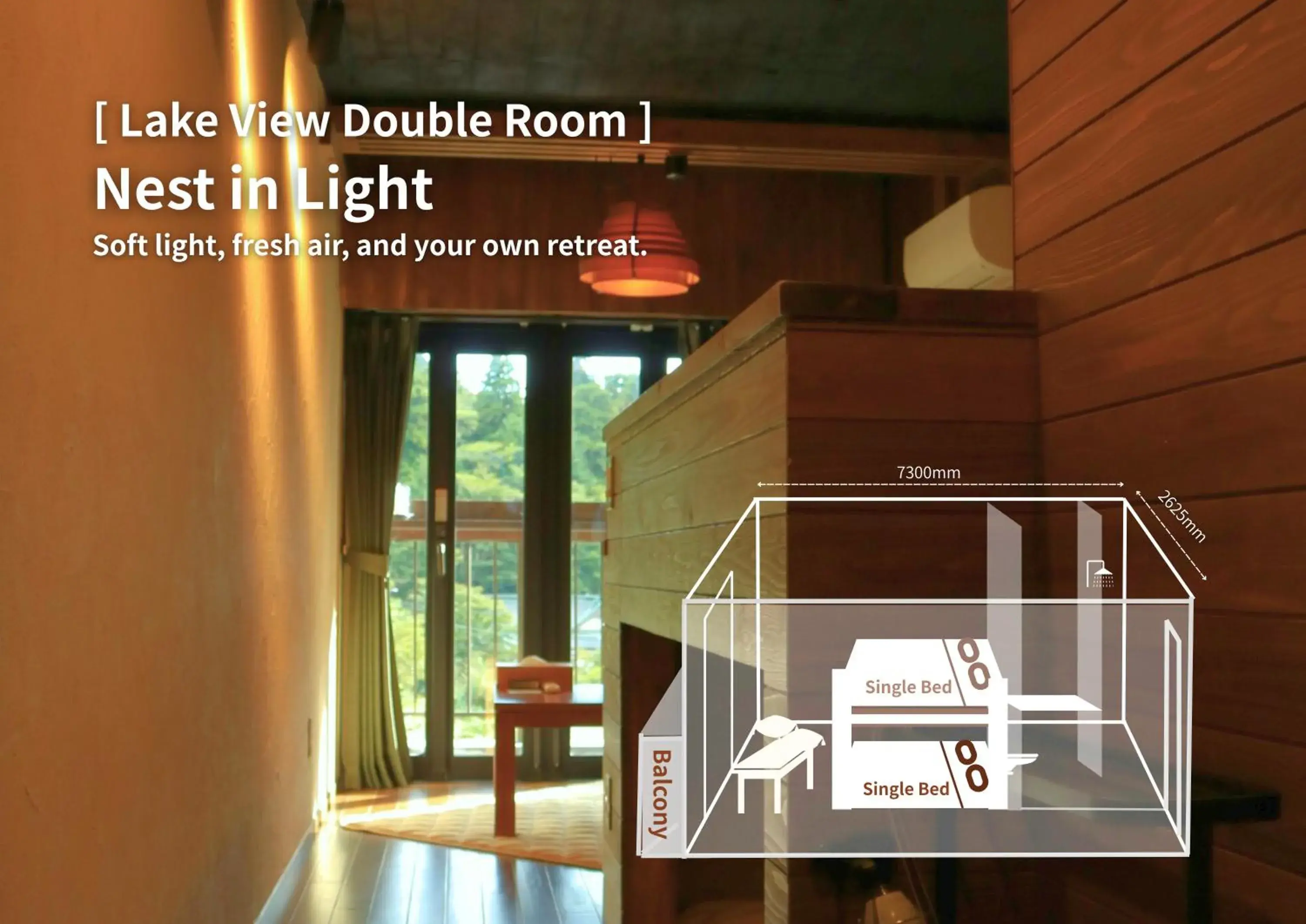 Lake View Double Room with Private Bathroom in RoheN ASHINOKO Lake View Double Room with Private Bathroom in RoheN ASHINOKO