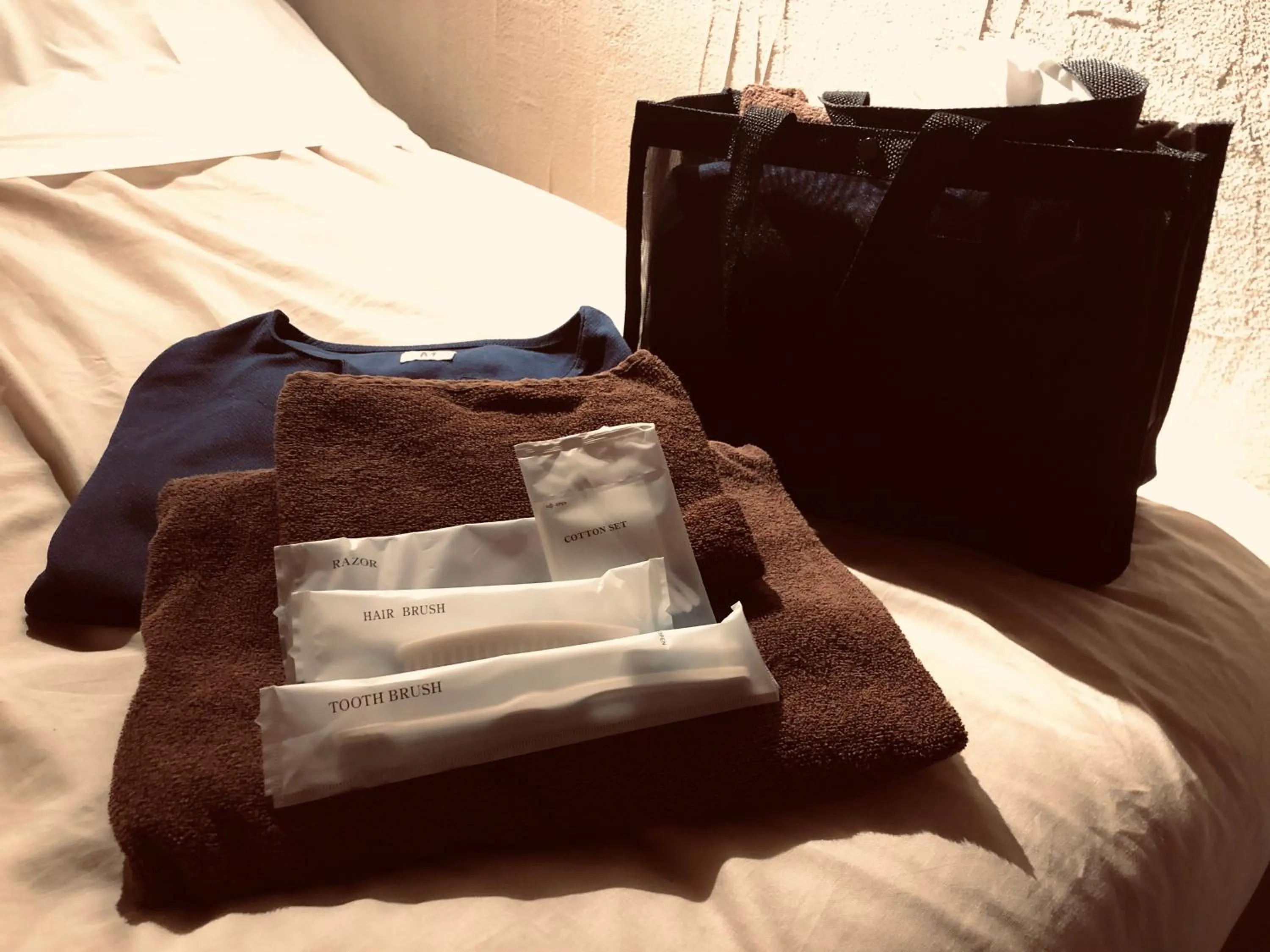 Photo of the whole room, Bed in RoheN ASHINOKO