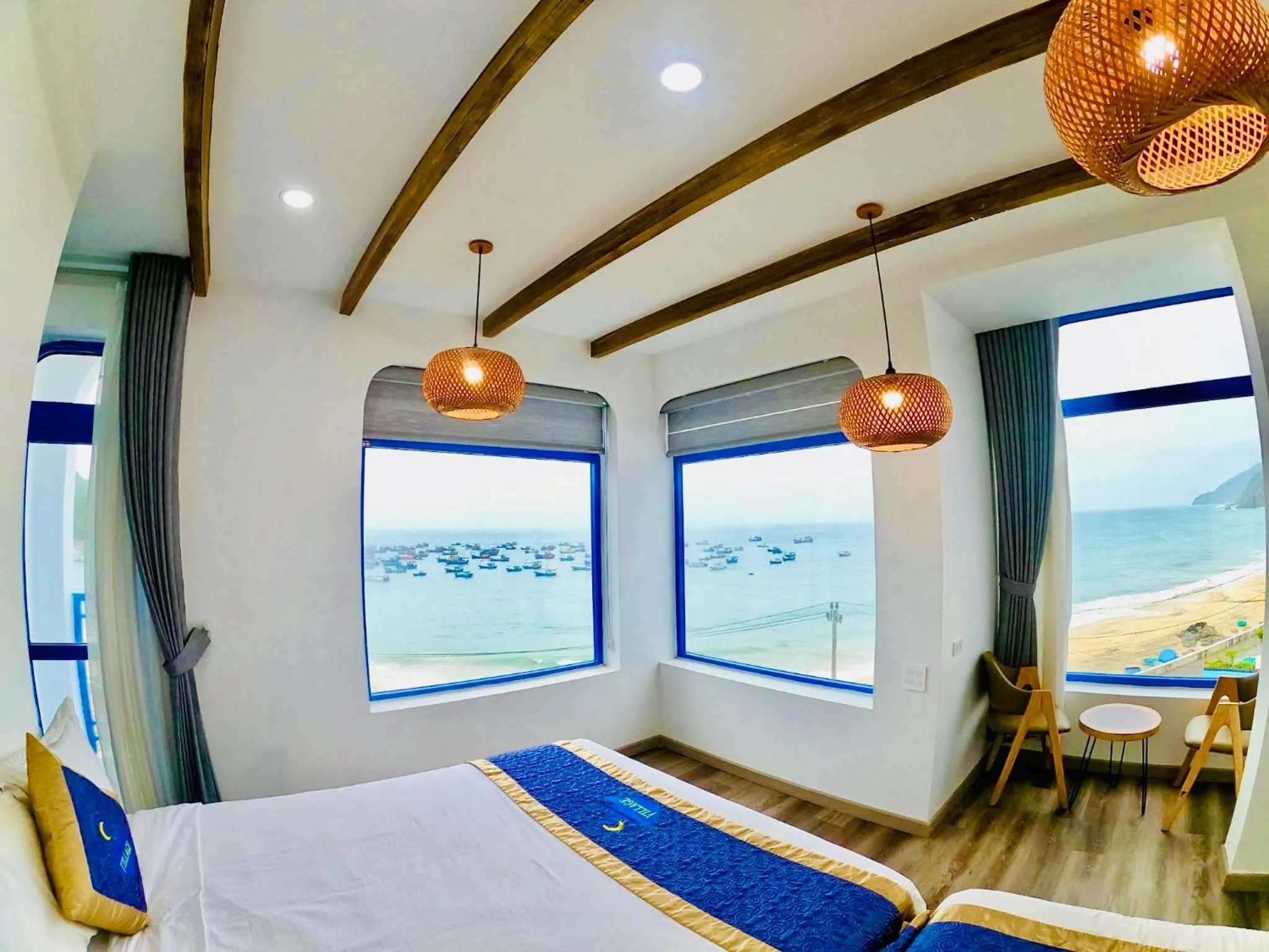 Bed in Chai Village Hotel