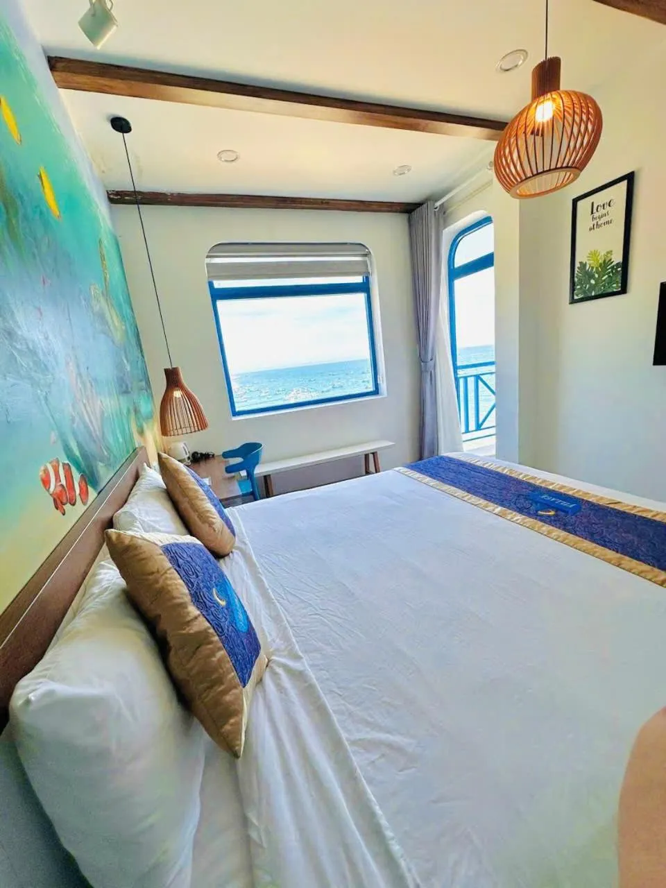 Bed in Chai Village Hotel