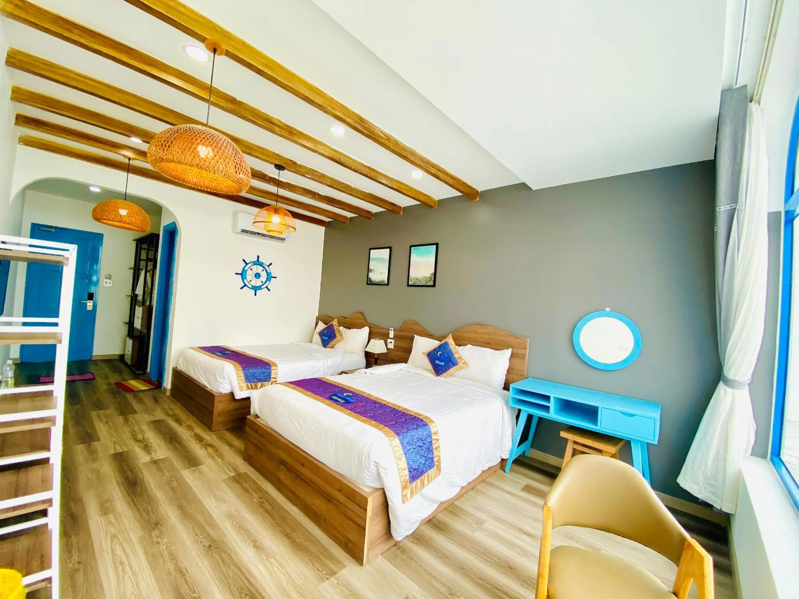 Bed in Chai Village Hotel