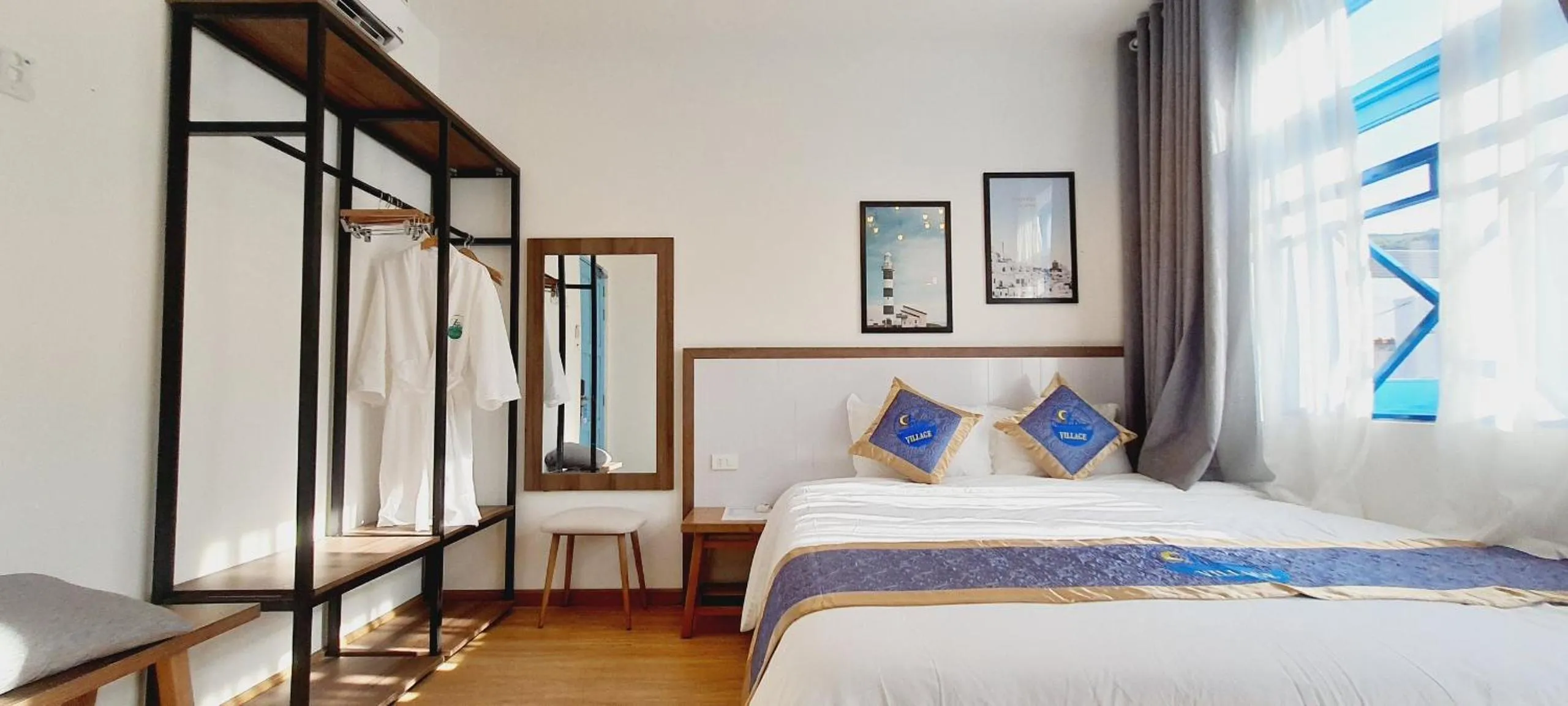 Bed in Chai Village Hotel