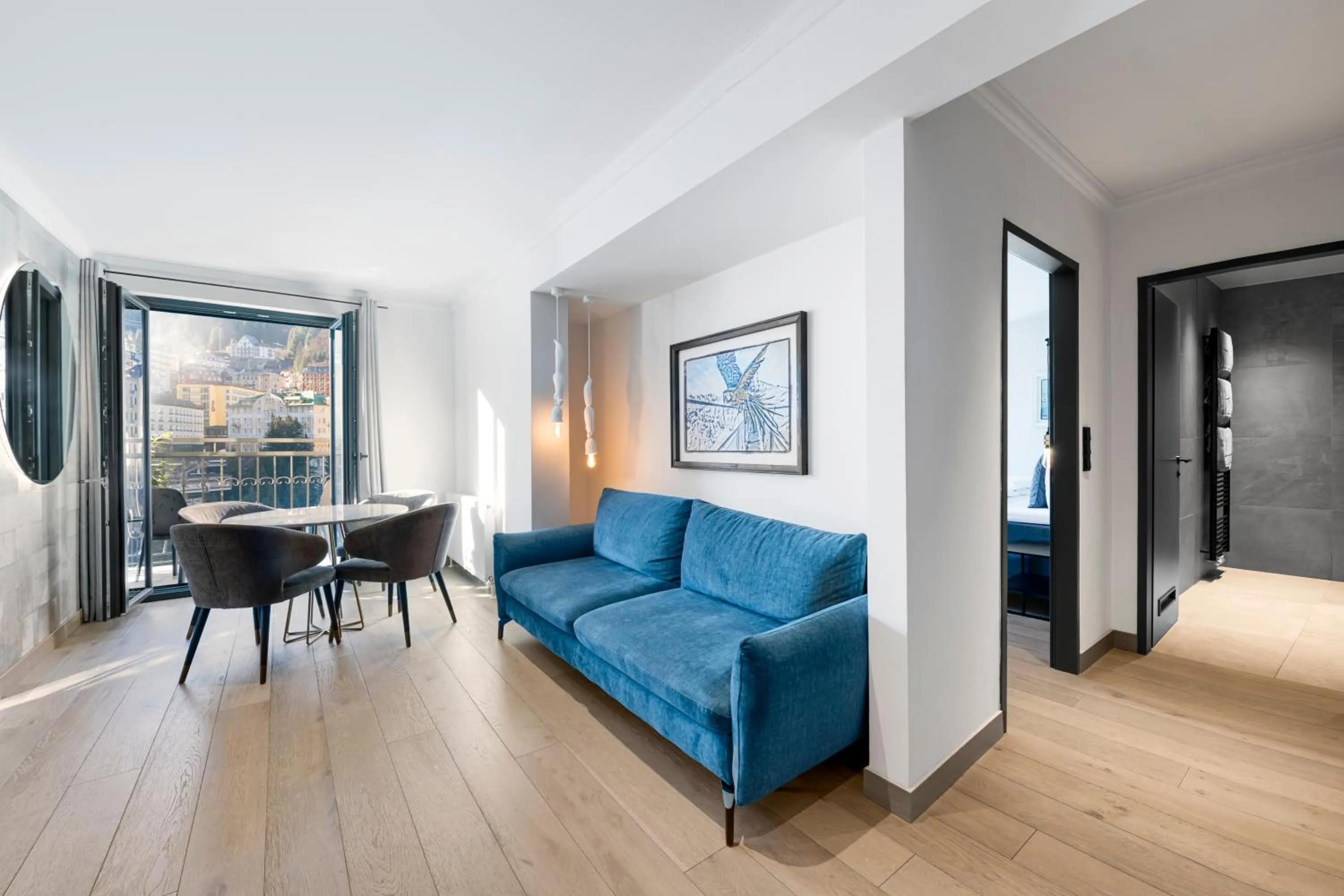 Living room in Residenz Boutique Suites