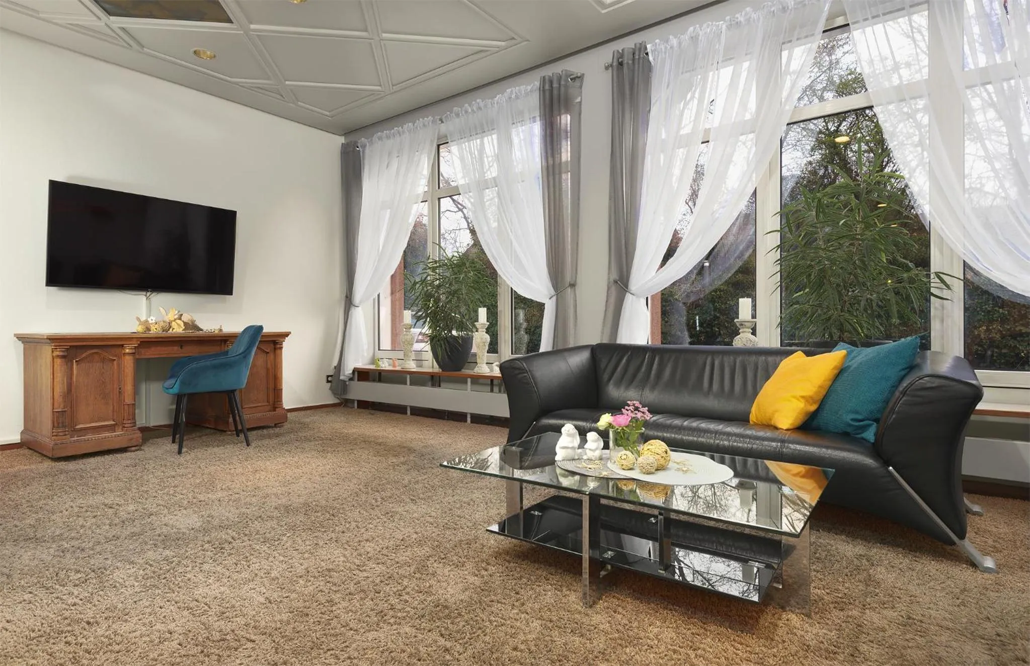 Communal lounge/ TV room in Trip Inn Hotel Egelsbach Frankfurt