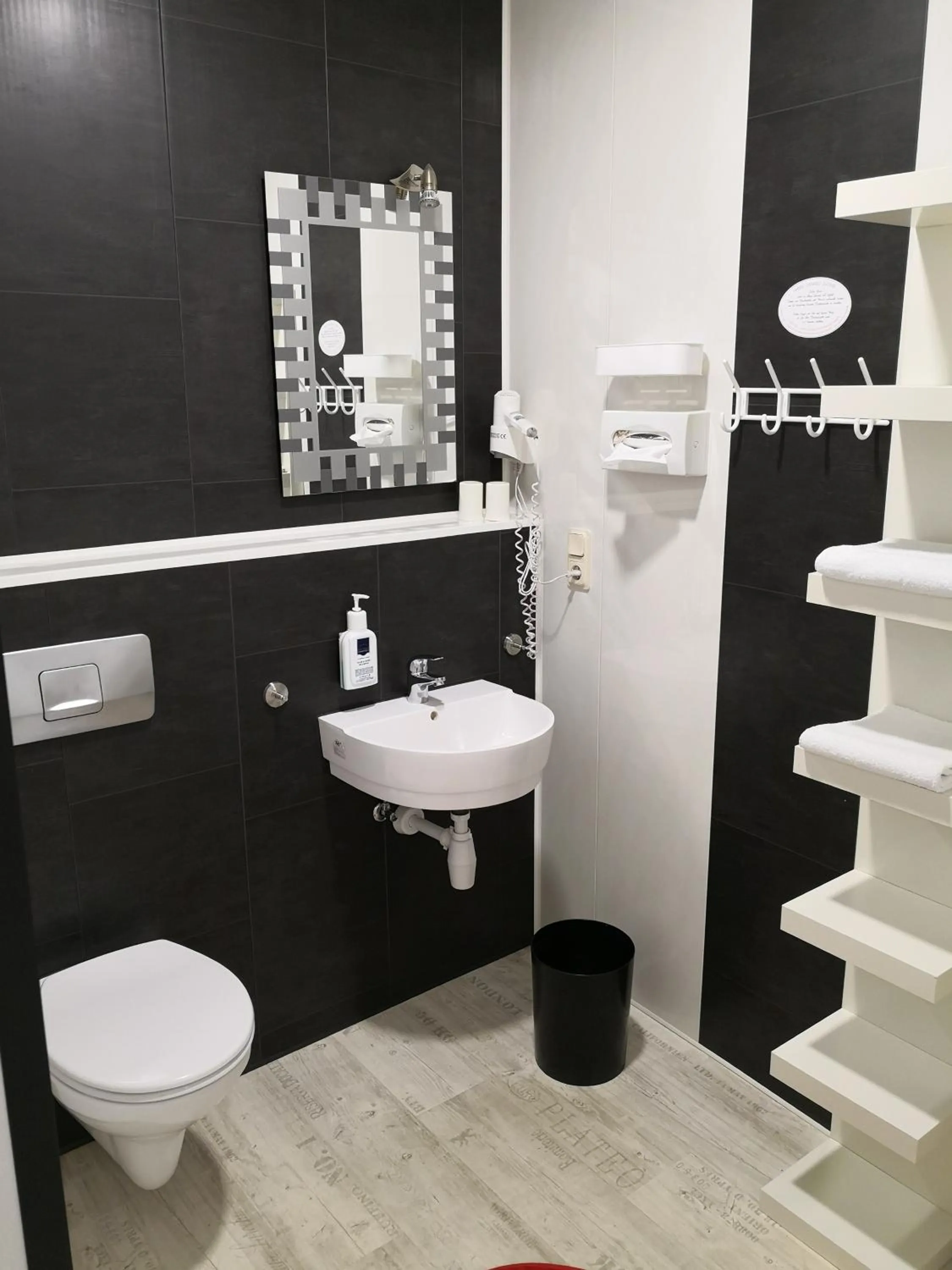 Bathroom in Waldgasthaus am Schwarzenbruch