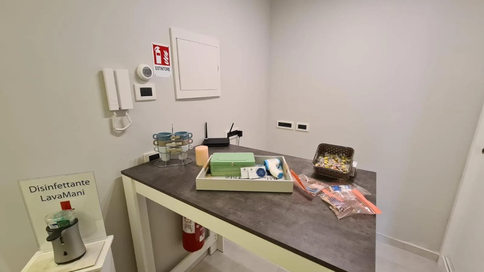 Lobby or reception in B&B La Piazzetta