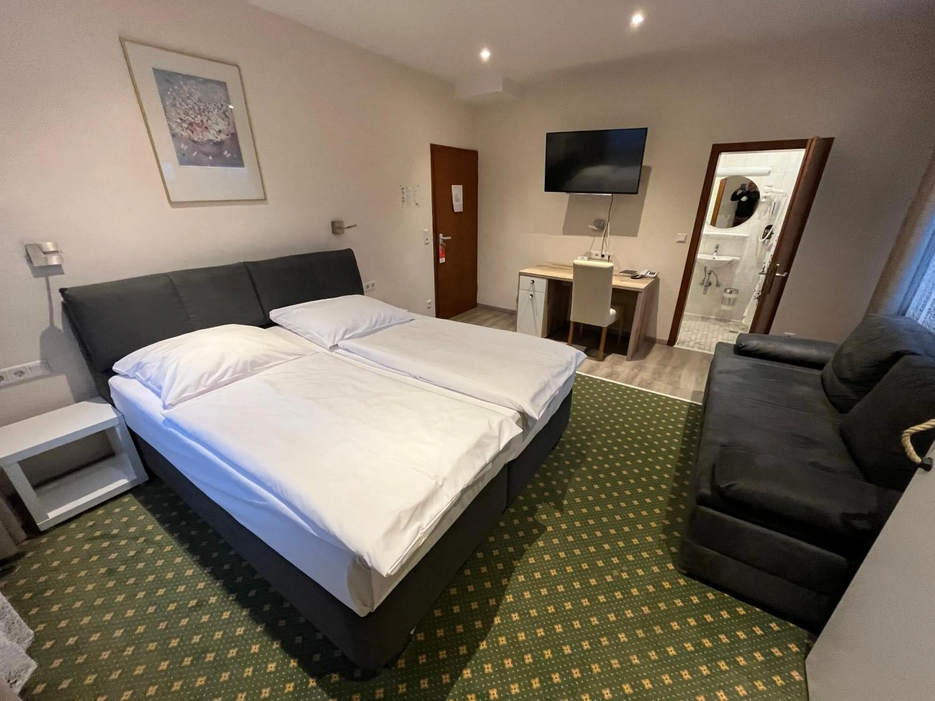 Bed in Hotel Aquarius Braunschweig