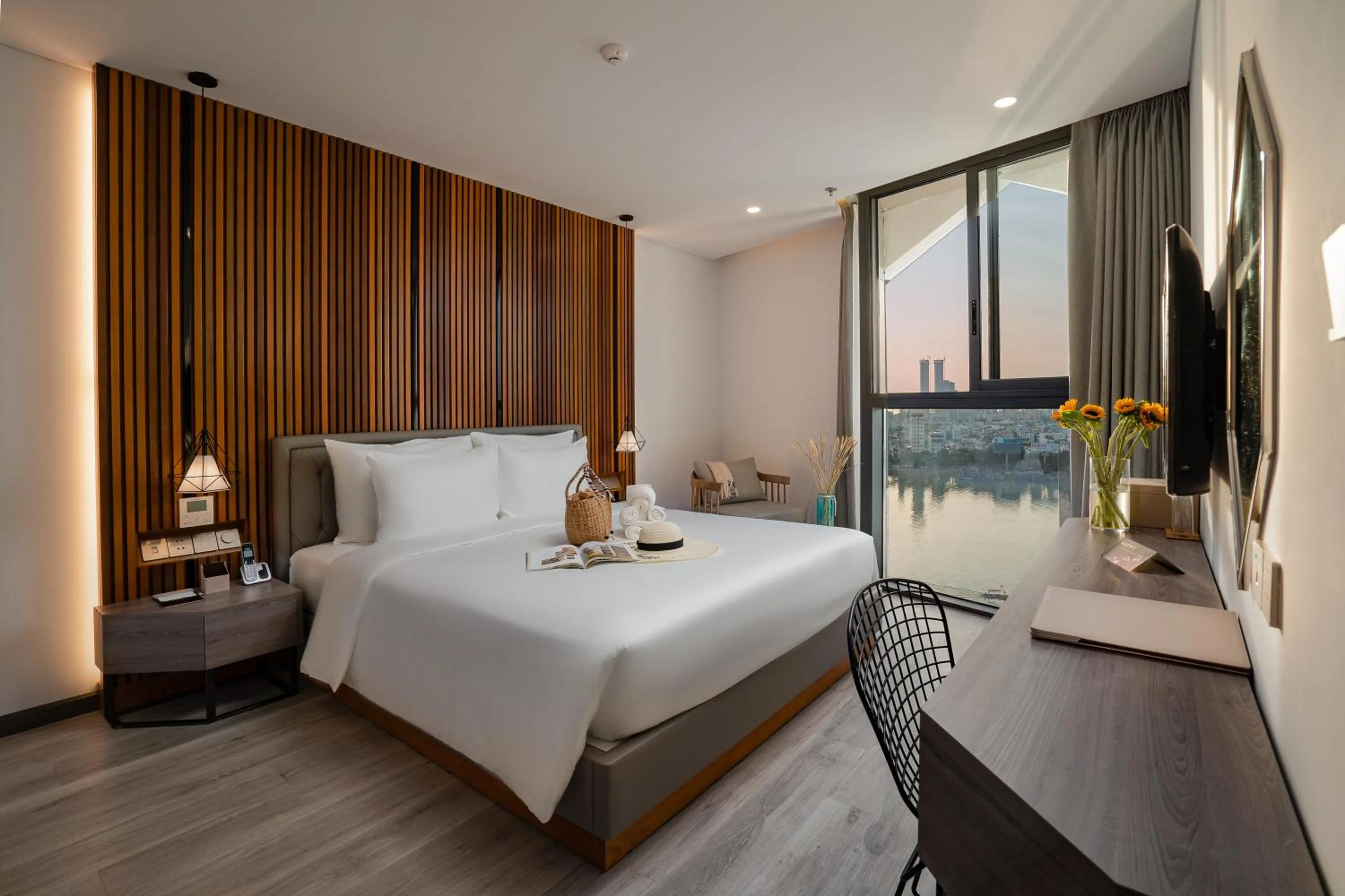 Bed in HAIAN Riverfront Hotel Da Nang