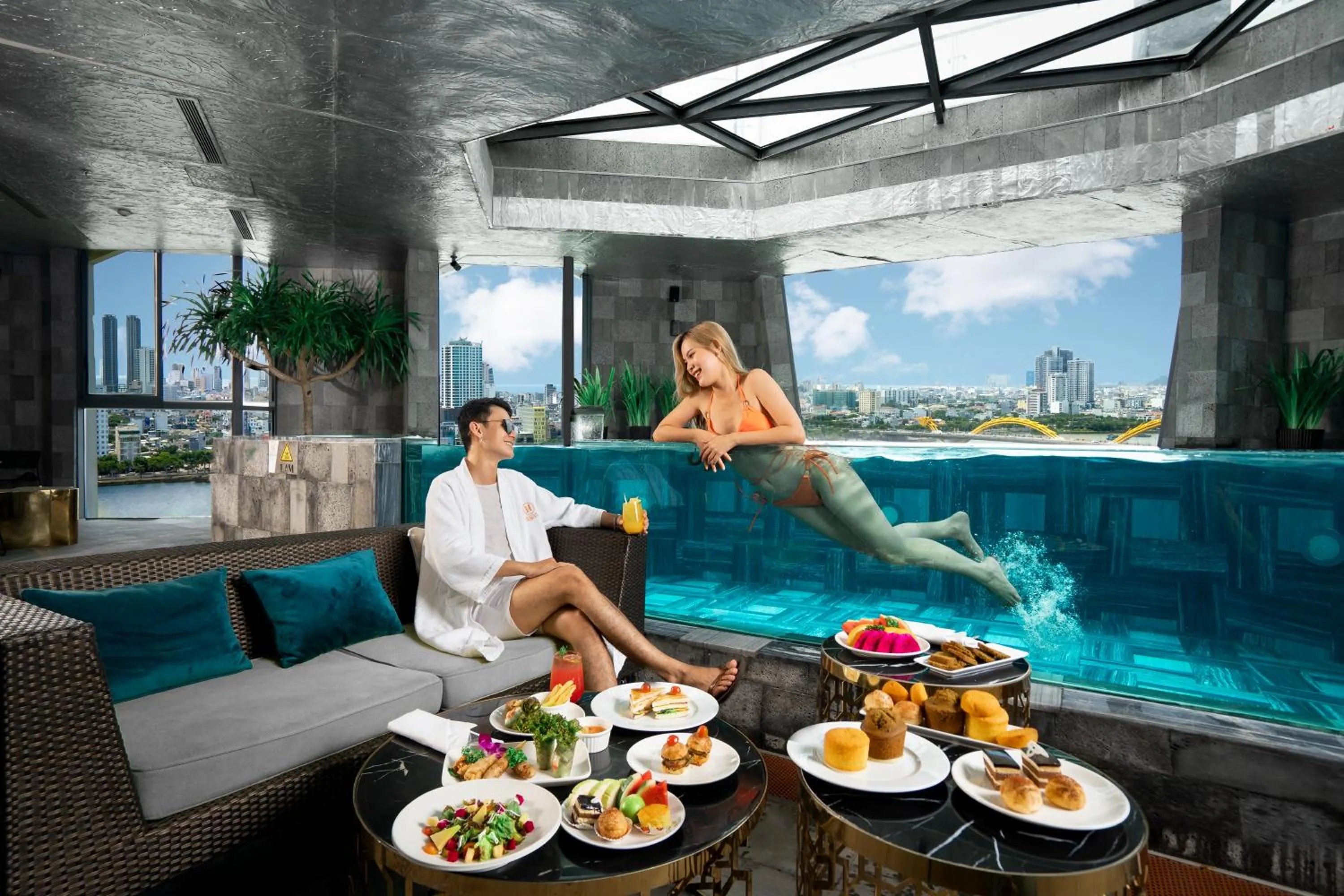 Swimming pool in HAIAN Riverfront Hotel Da Nang