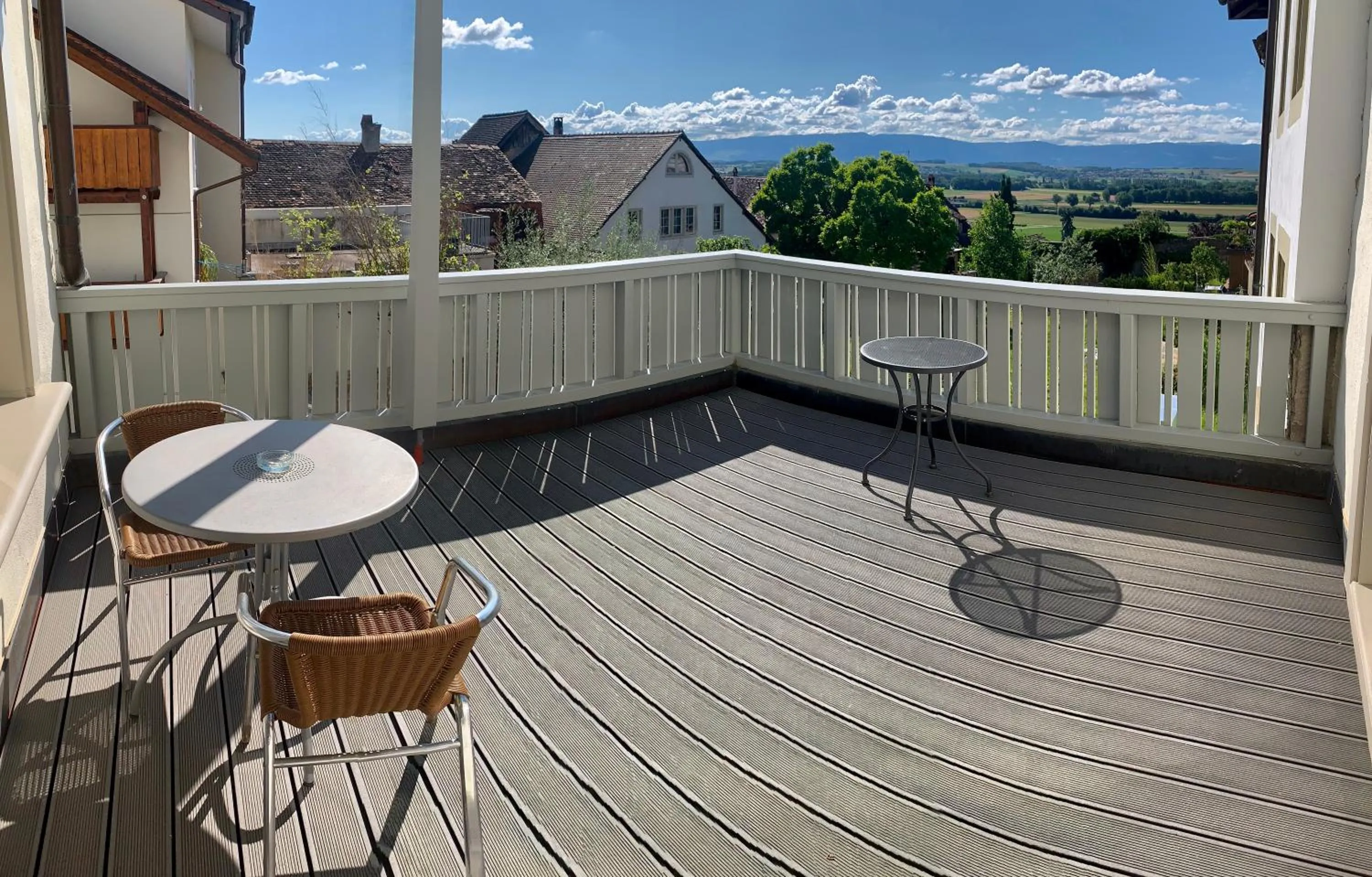 Balcony/Terrace in SWISS HOTEL LA COURONNE
