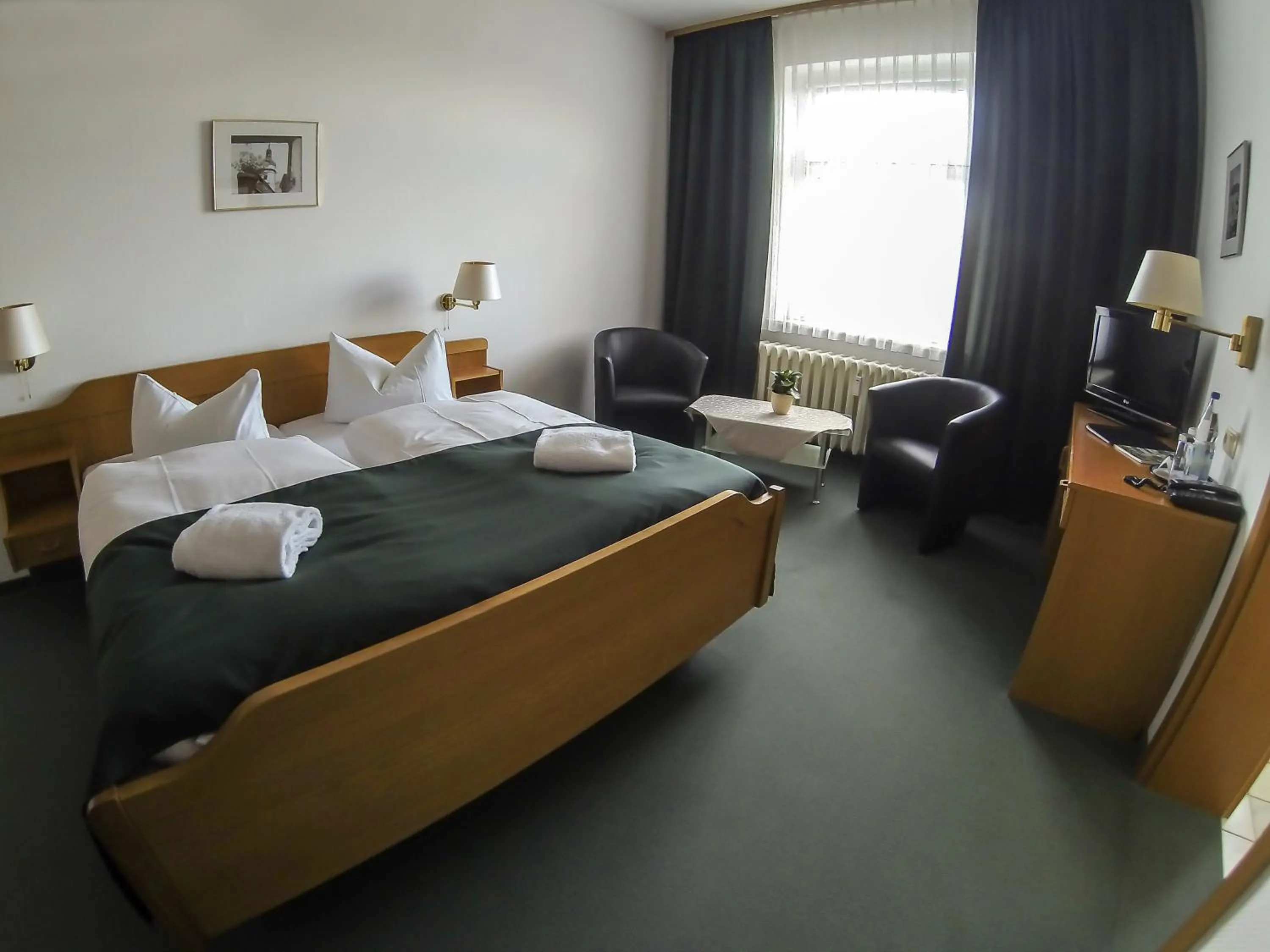 Bed in Central-Hotel Torgau