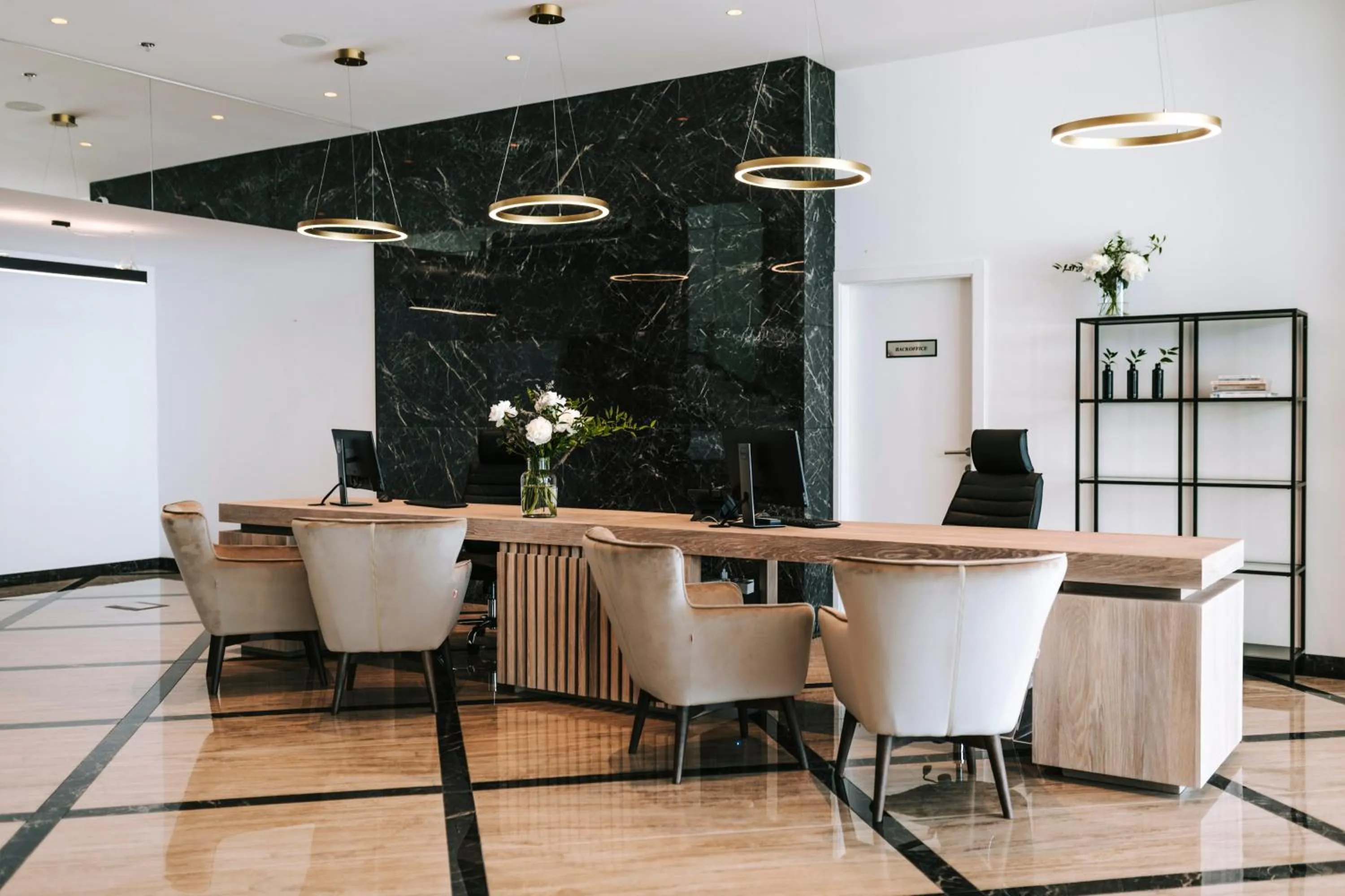 Lobby or reception in Hotel Miramare