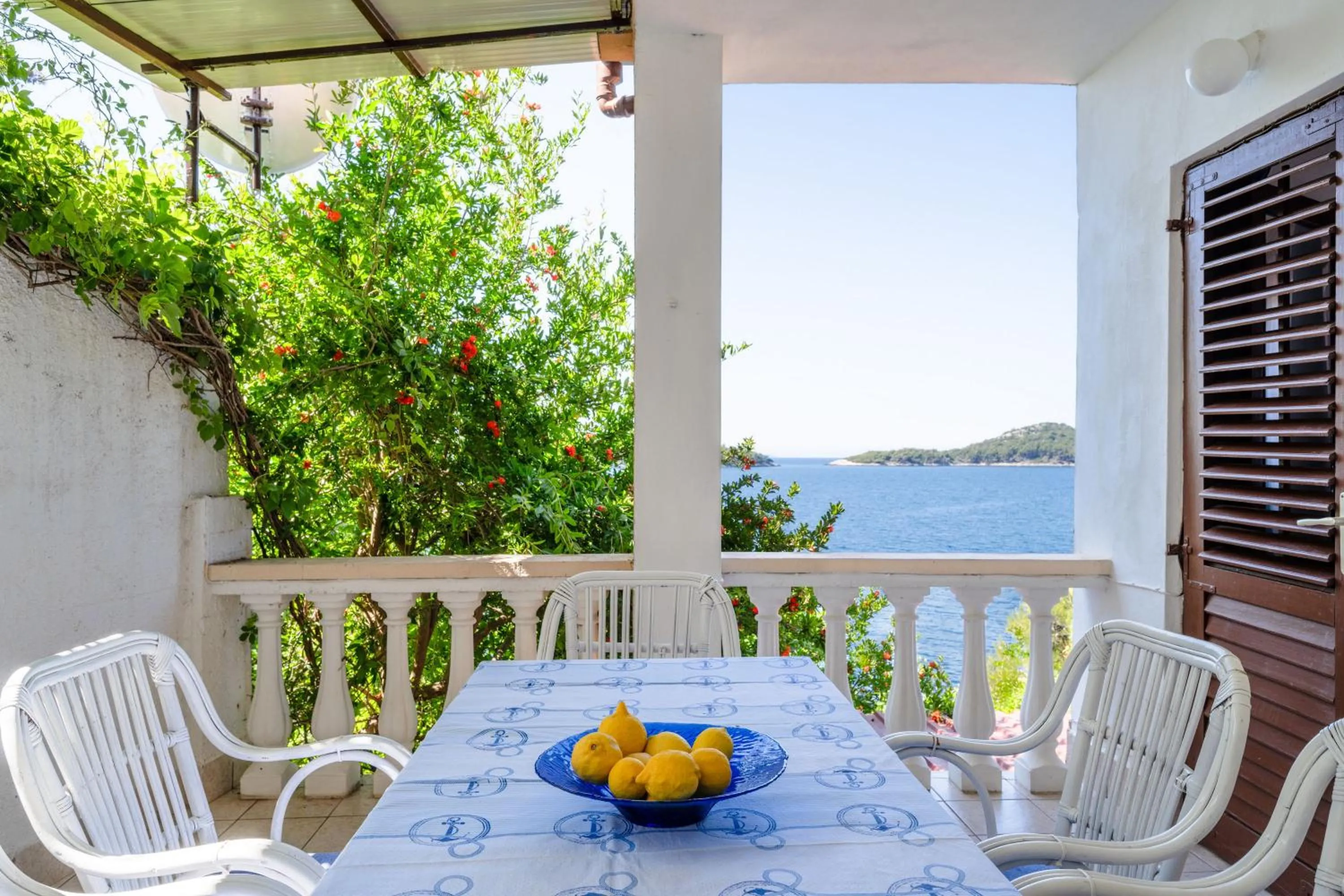 Balcony/Terrace in Apartments Ljiljana