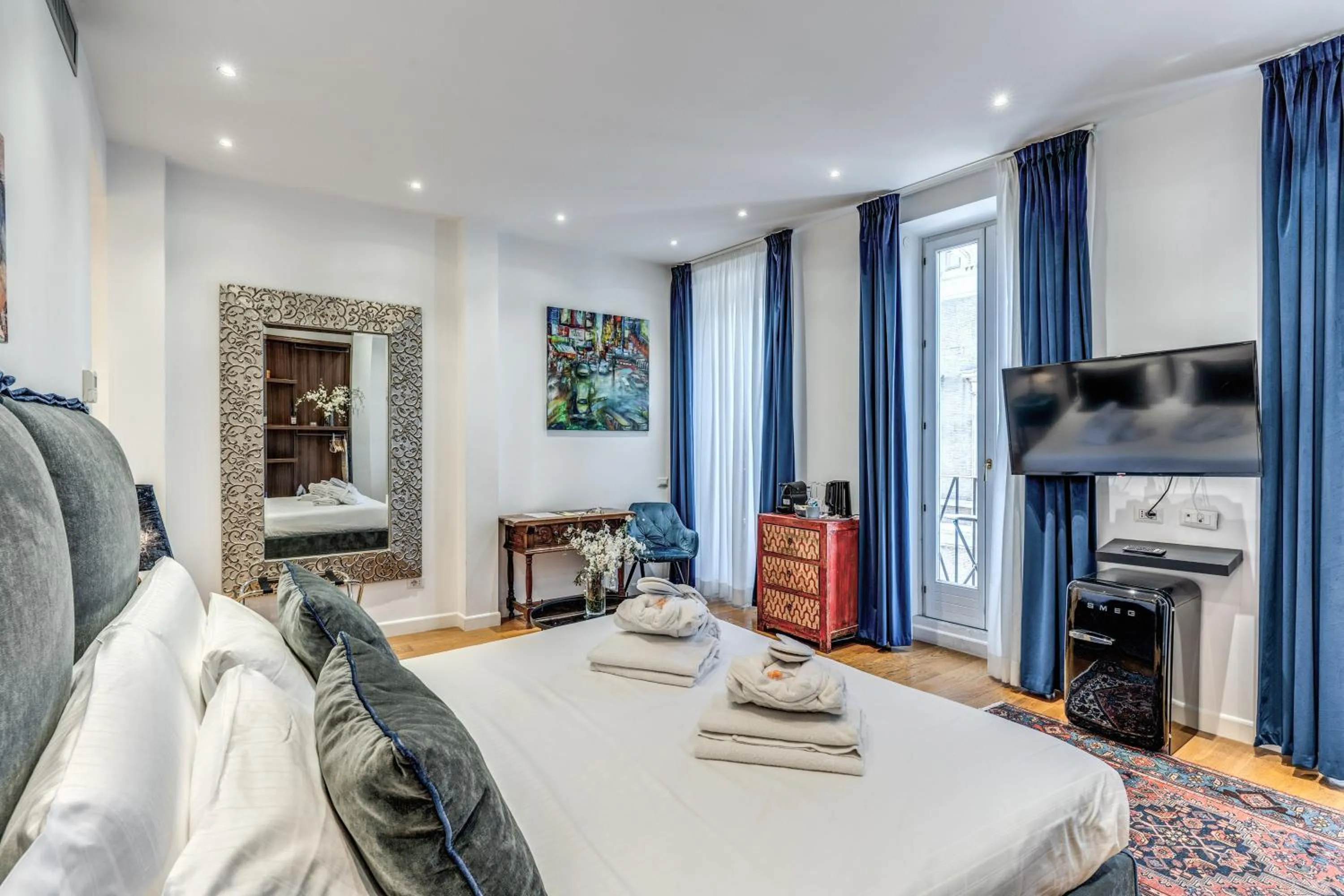 Photo of the whole room, Bed in Suite della Pigna