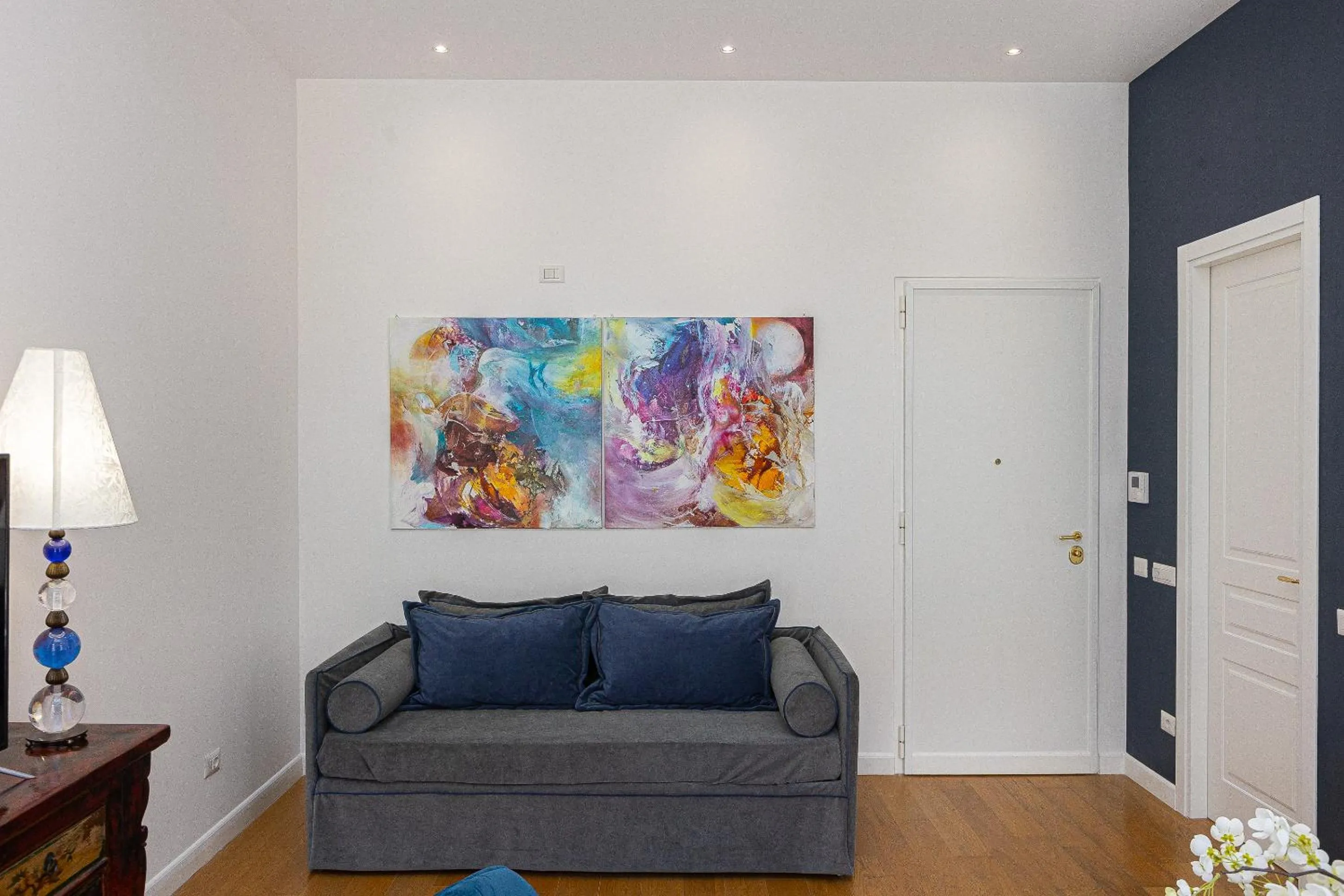 Seating area in Suite della Pigna