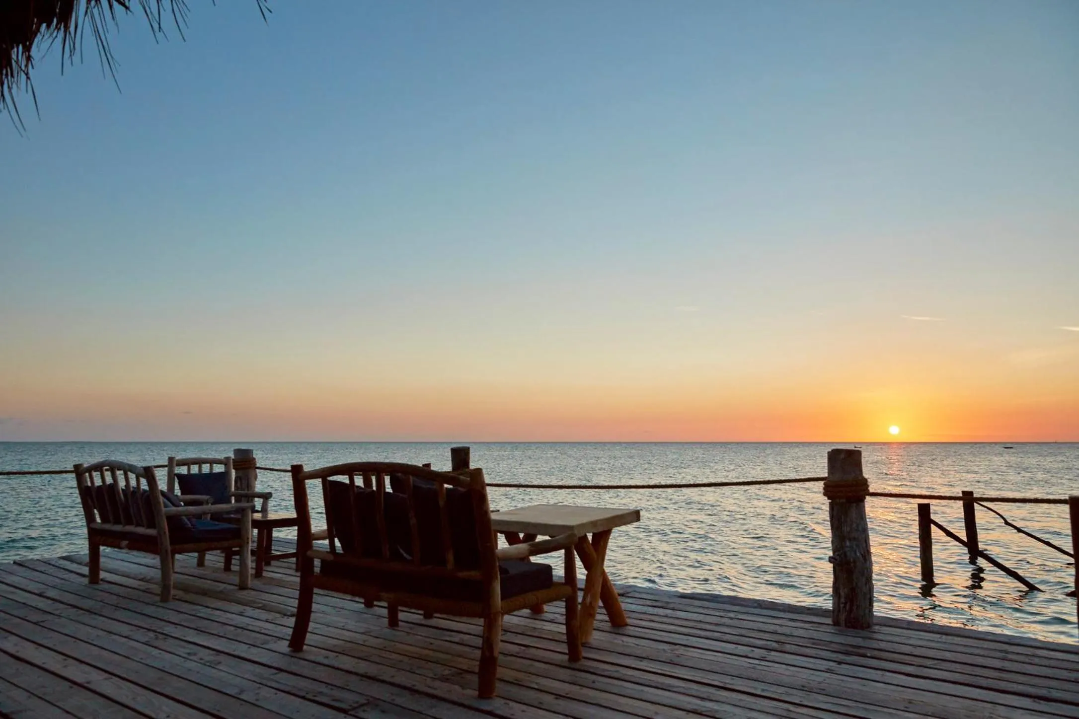 Patio in Fundu Lagoon