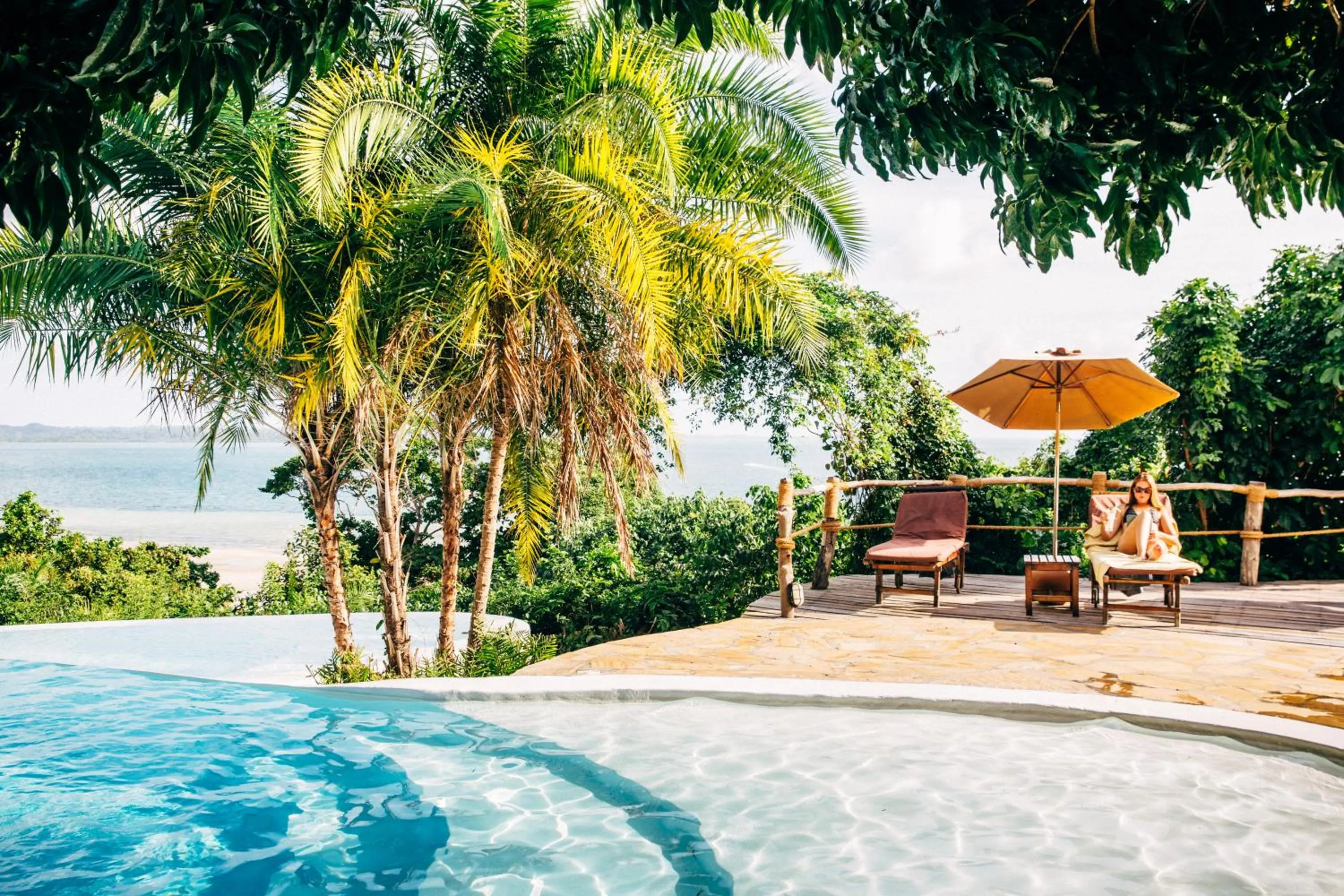 Patio in Fundu Lagoon