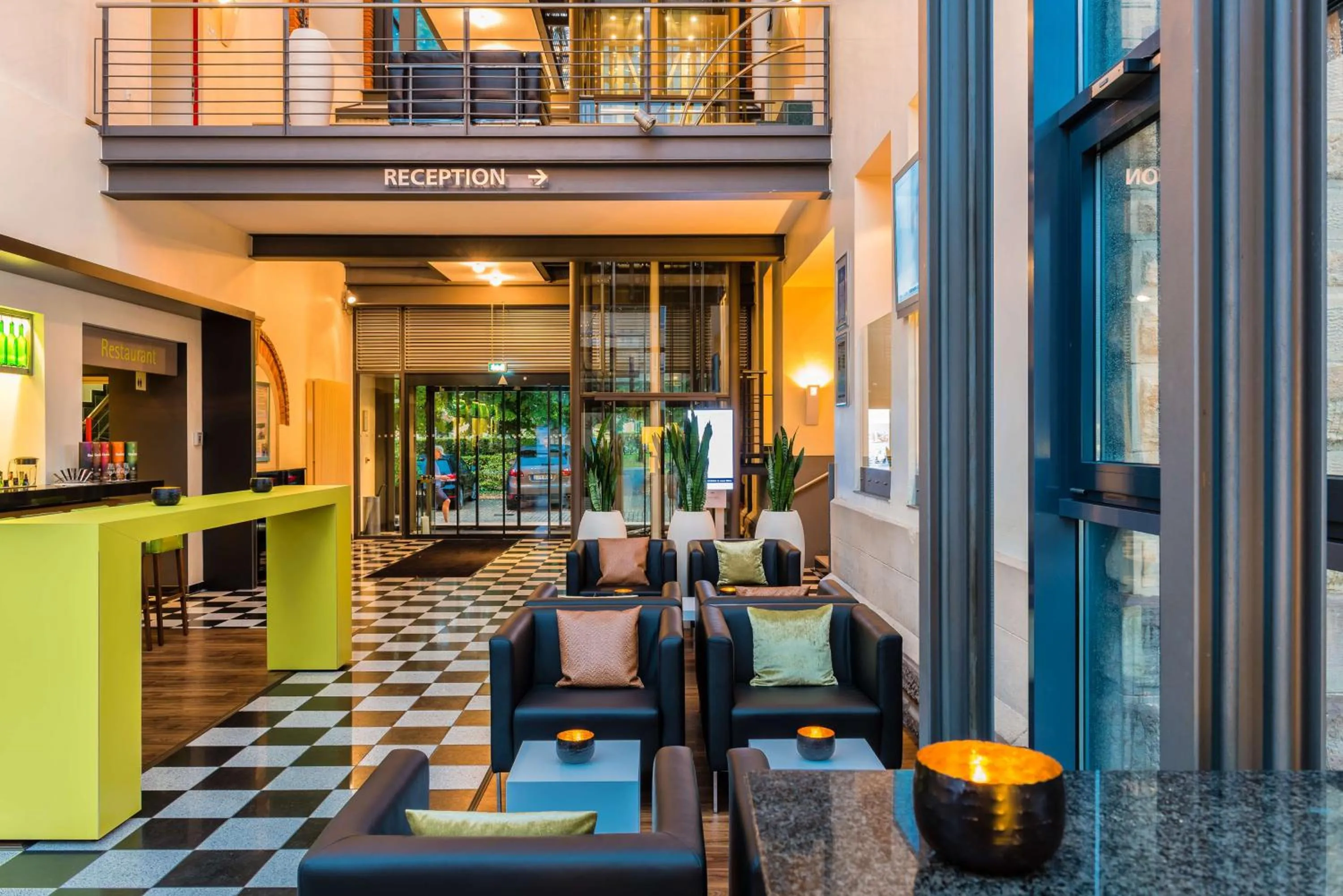 Lobby or reception in nestor Hotel Stuttgart-Ludwigsburg