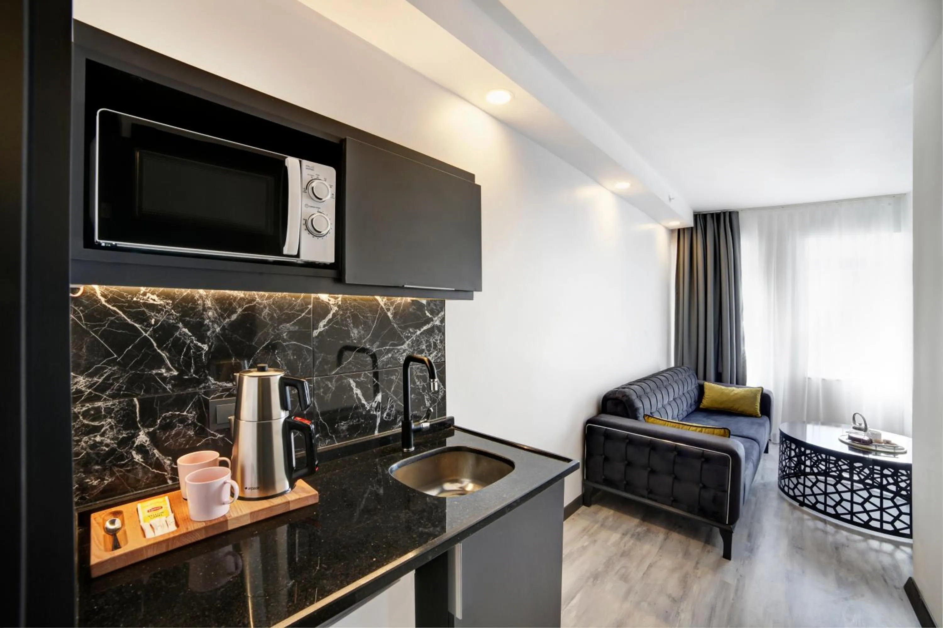 Kitchen or kitchenette in Taksim Seya Suites Hotel