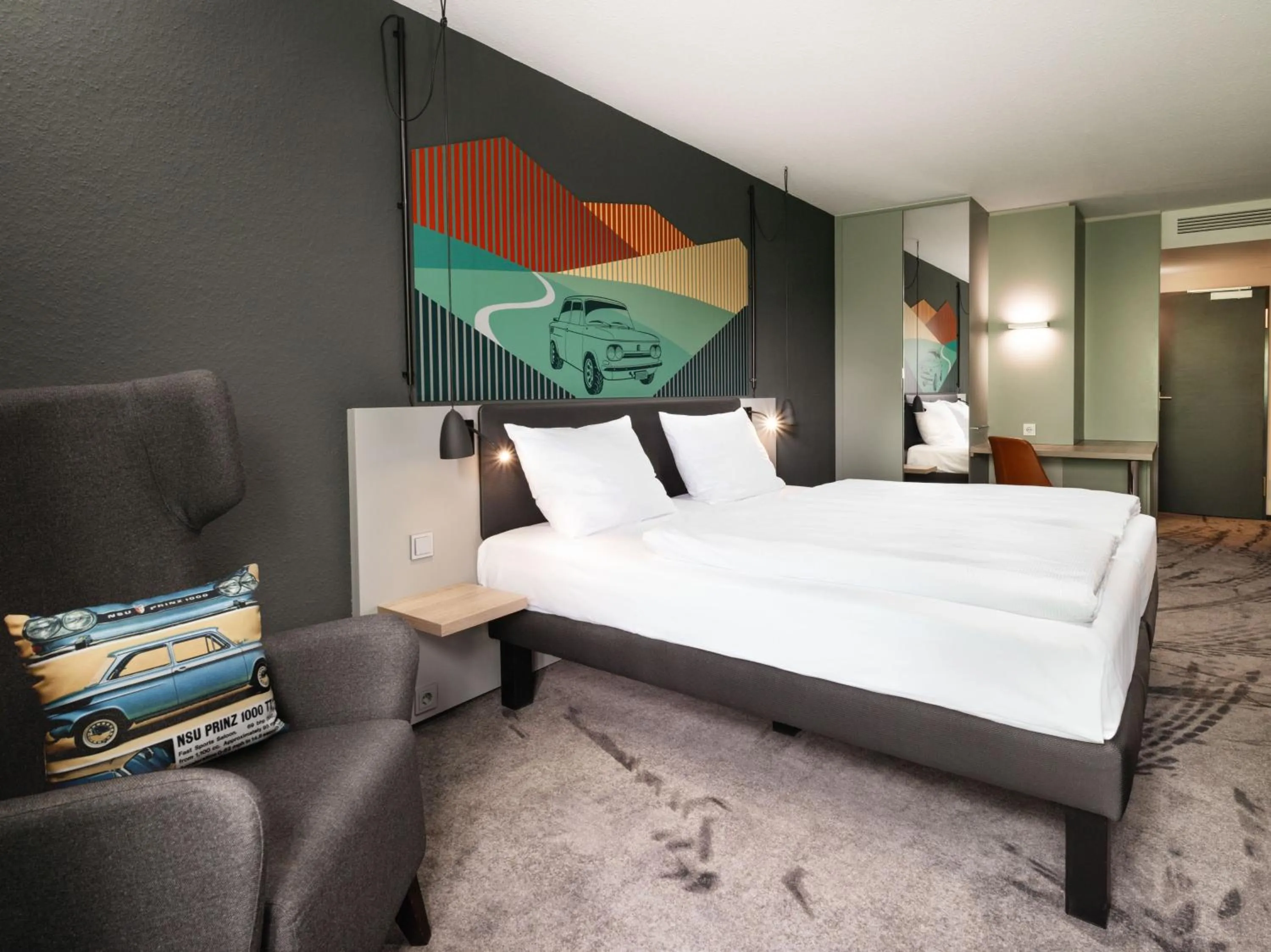 Photo of the whole room, Bed in ibis Styles Neckarsulm