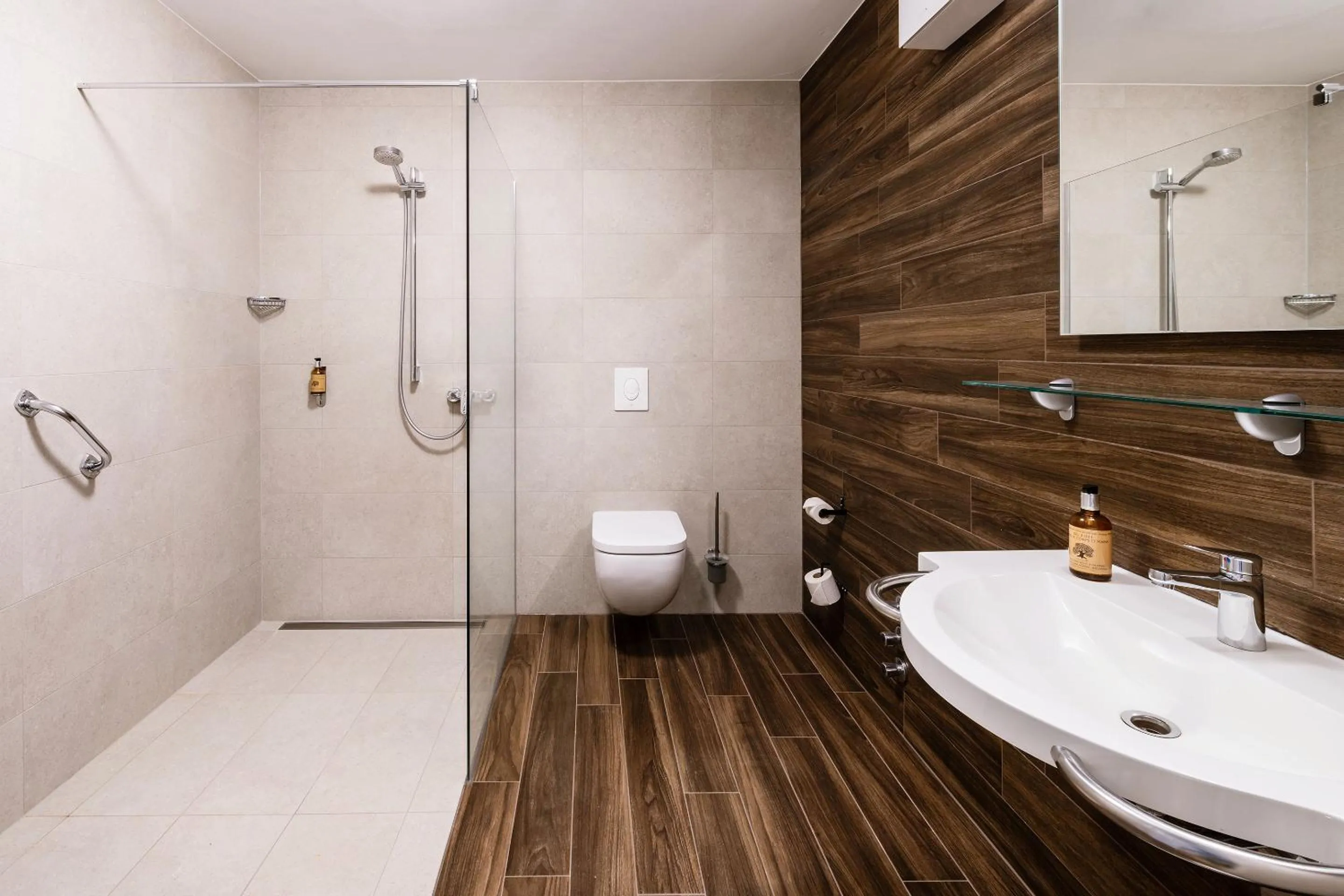 Shower in Apparthotel Bad Schandau by STEIGER Hotels