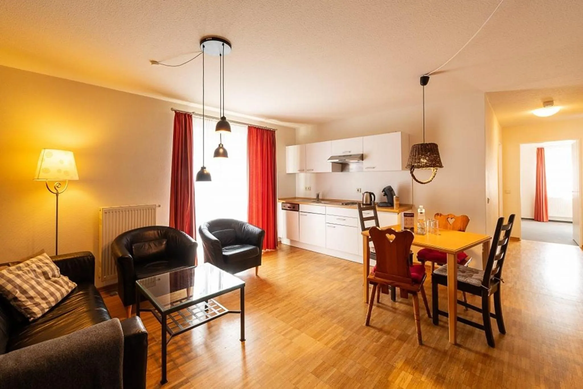 Kitchen or kitchenette in Apparthotel Bad Schandau by STEIGER Hotels