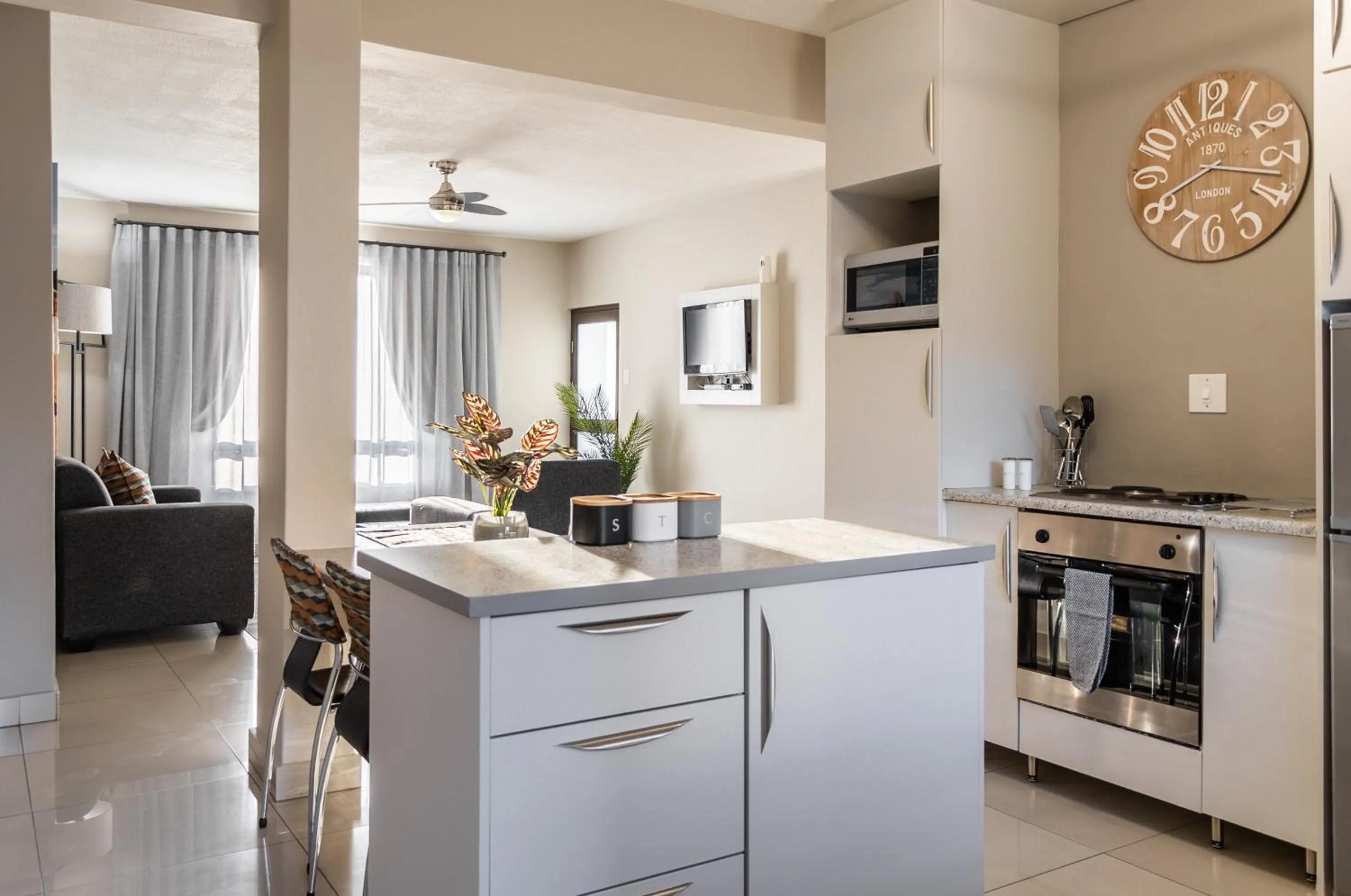 kitchen in Hillside Executive Accommodation