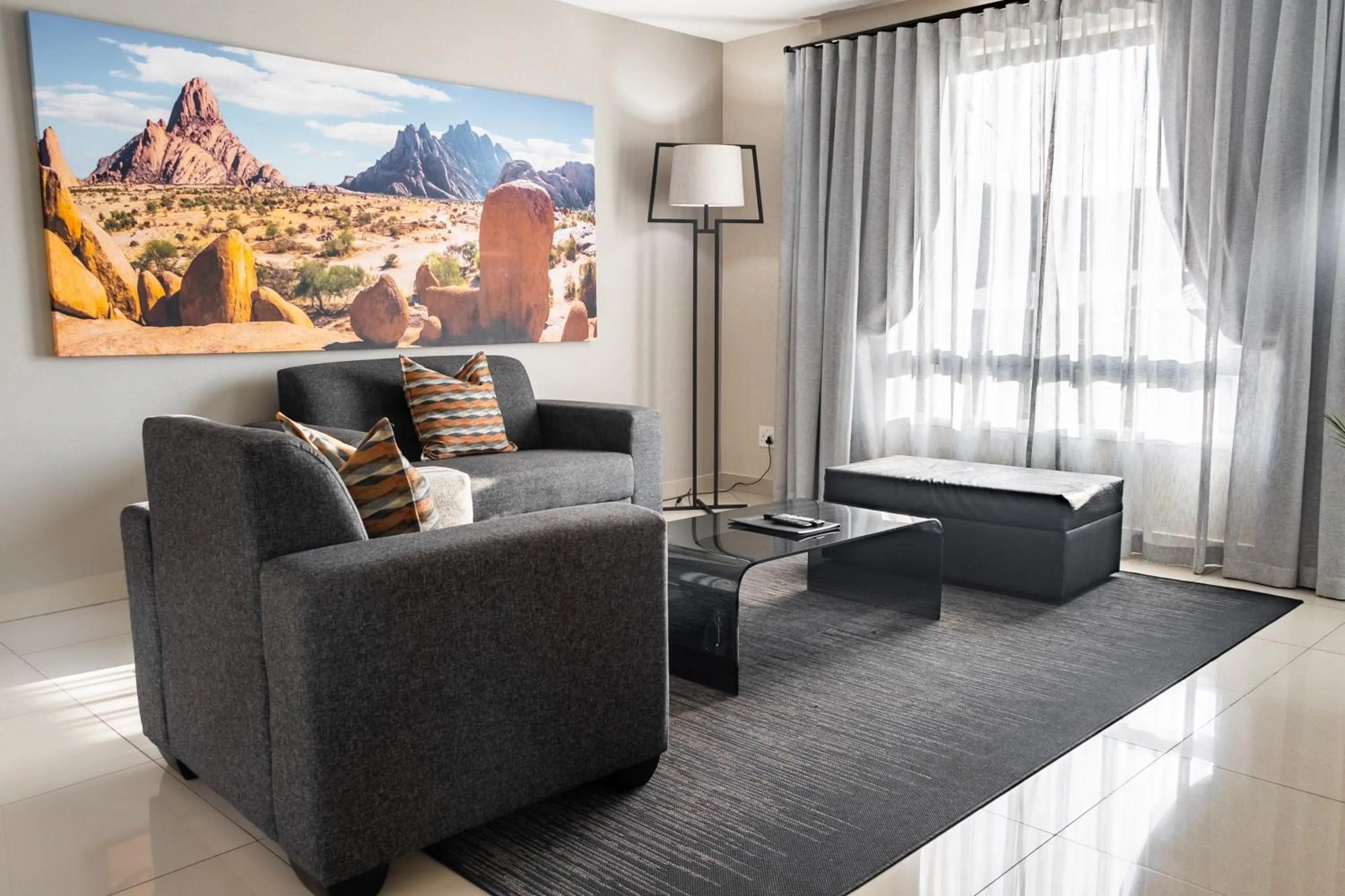 Living room in Hillside Executive Accommodation