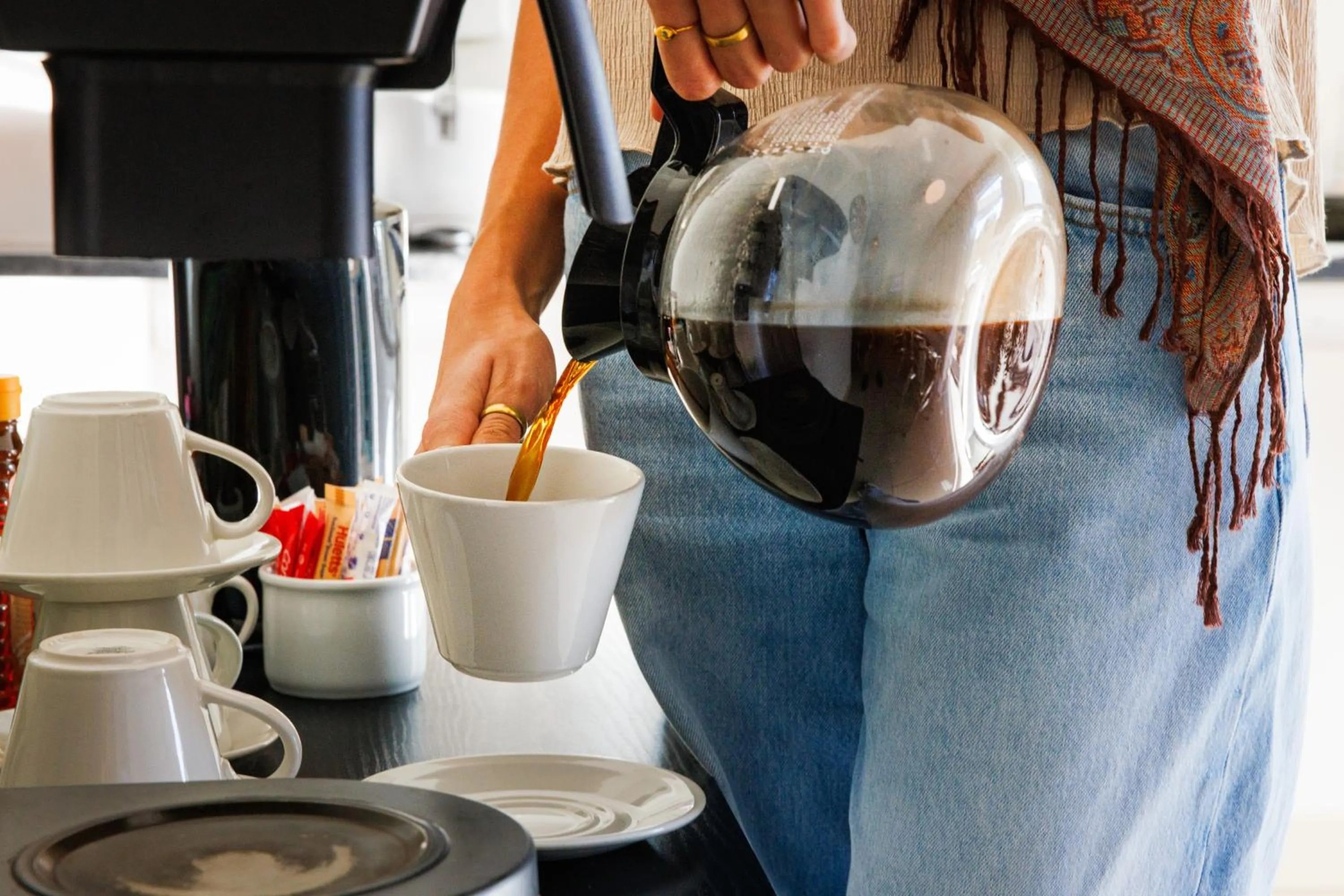 Coffee/tea facilities in Hillside Accommodation