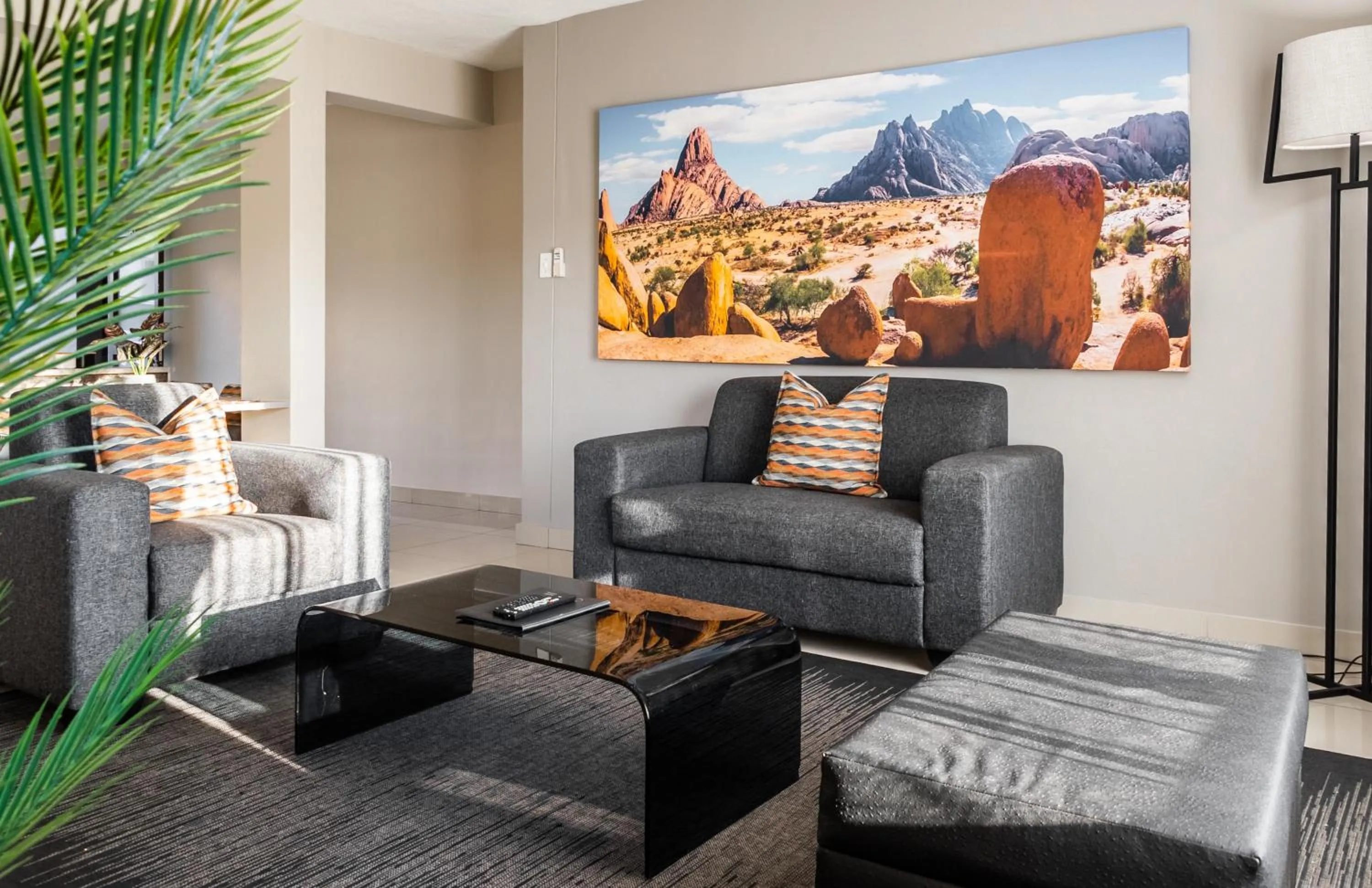 Living room in Hillside Executive Accommodation